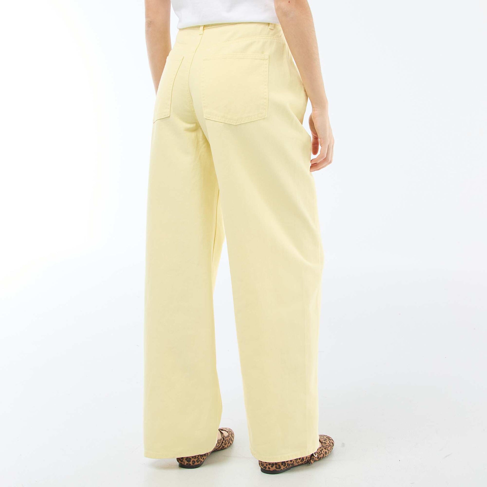 Balloon Fit Trousers YELLOW