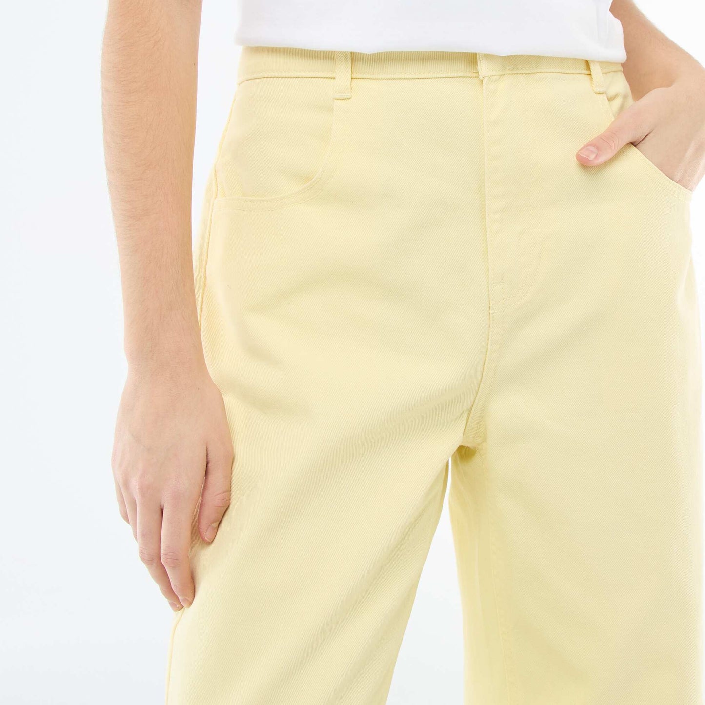 Balloon Fit Trousers YELLOW