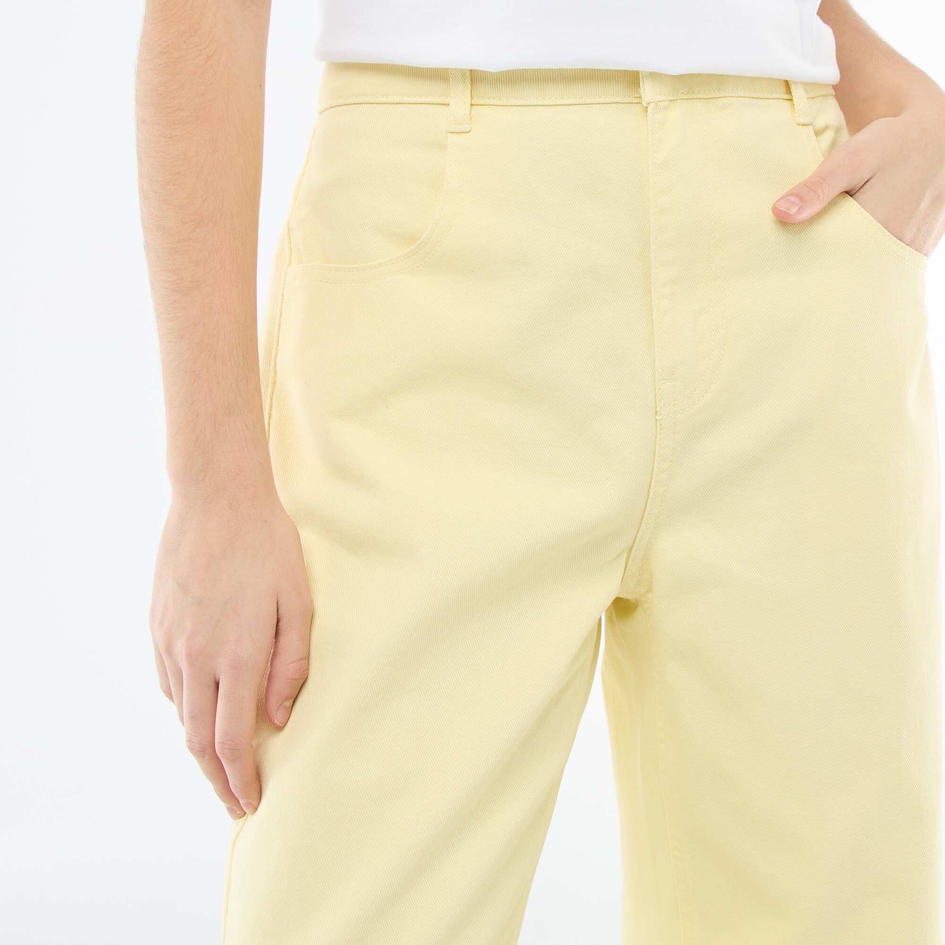 Balloon Fit Trousers YELLOW
