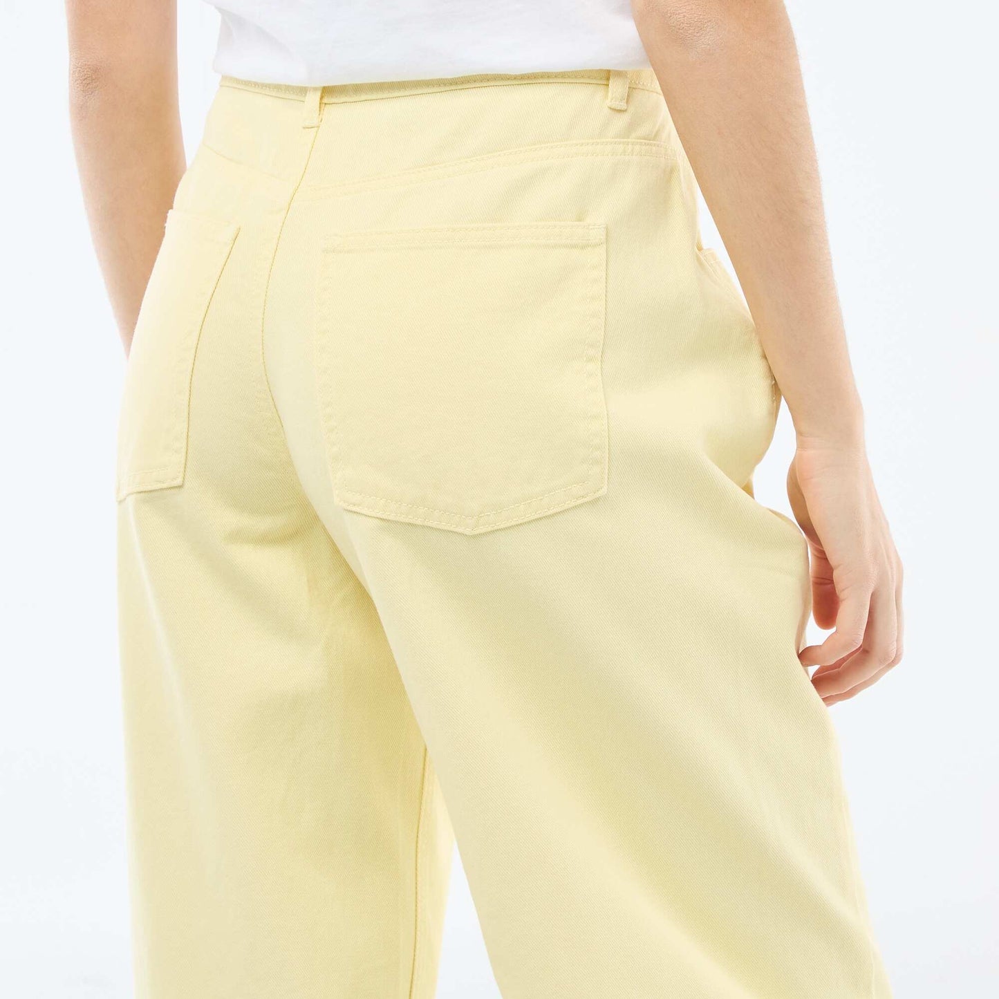 Balloon Fit Trousers YELLOW