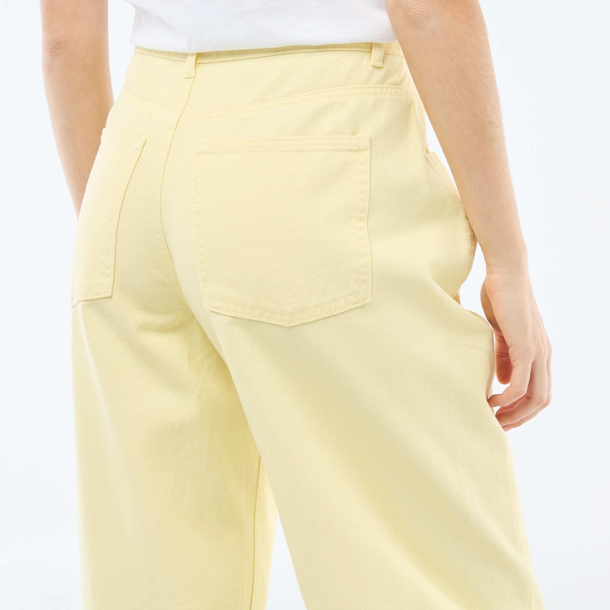 Balloon Fit Trousers YELLOW