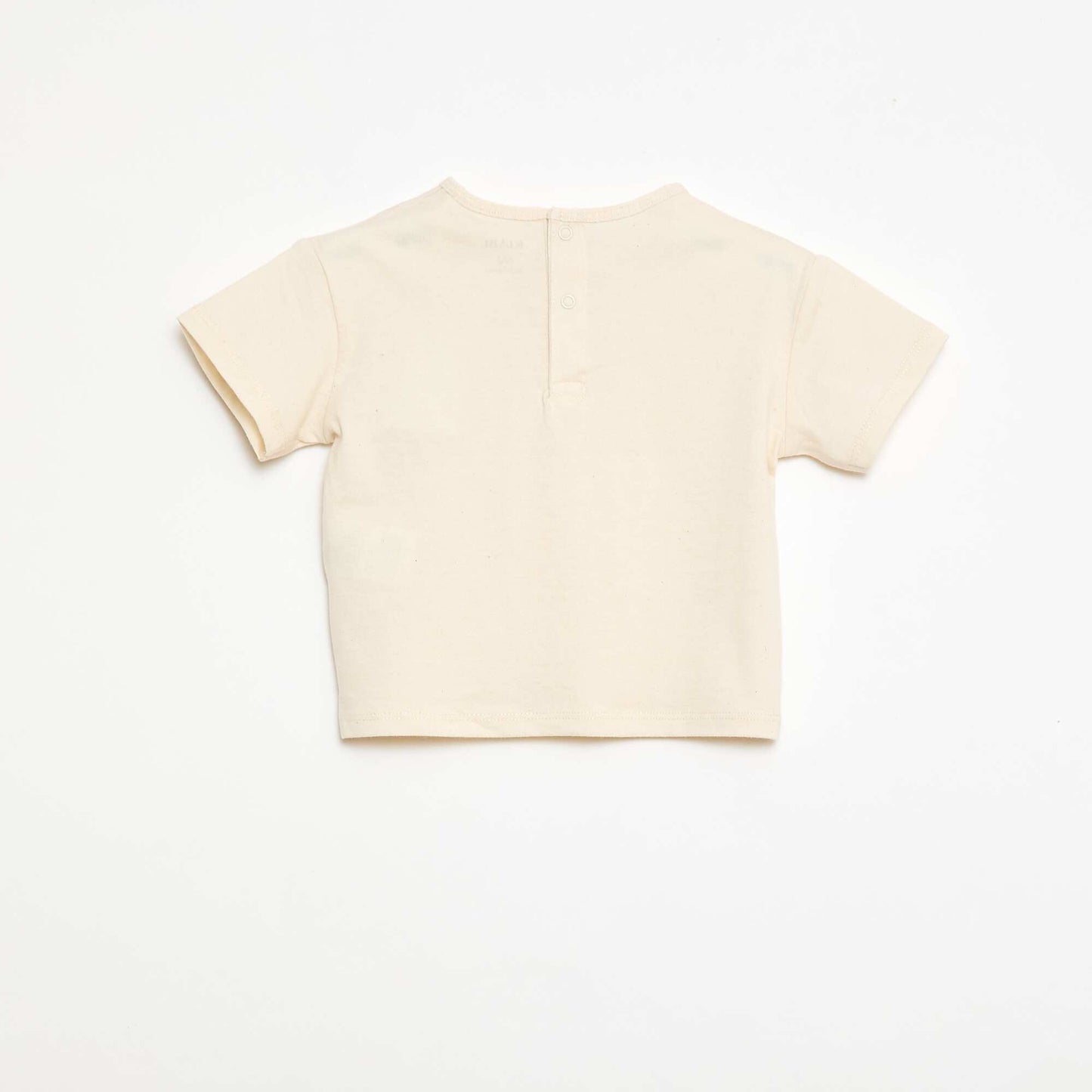 T-shirt with decorative pocket and embroidery WHITE