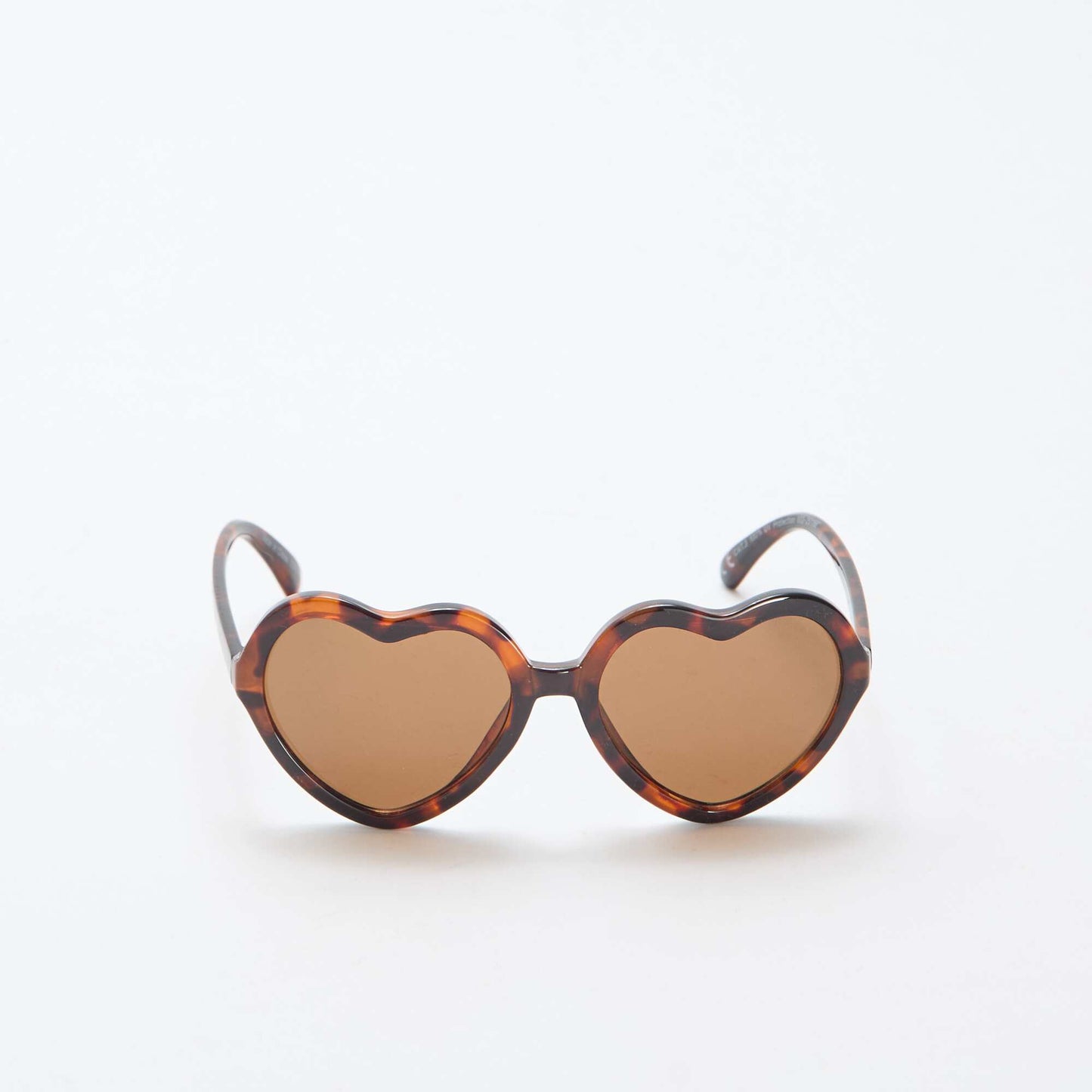 Heart-shaped sunglasses BROWN