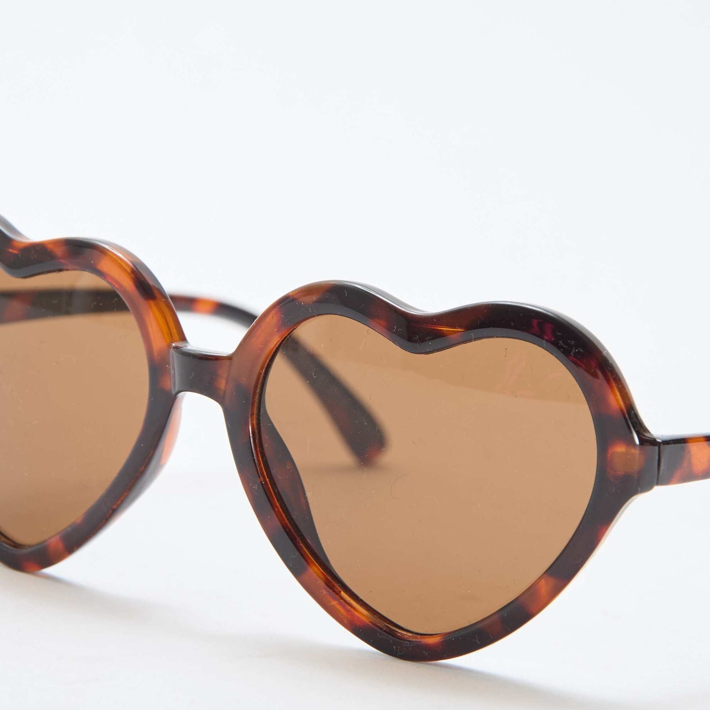 Heart-shaped sunglasses BROWN