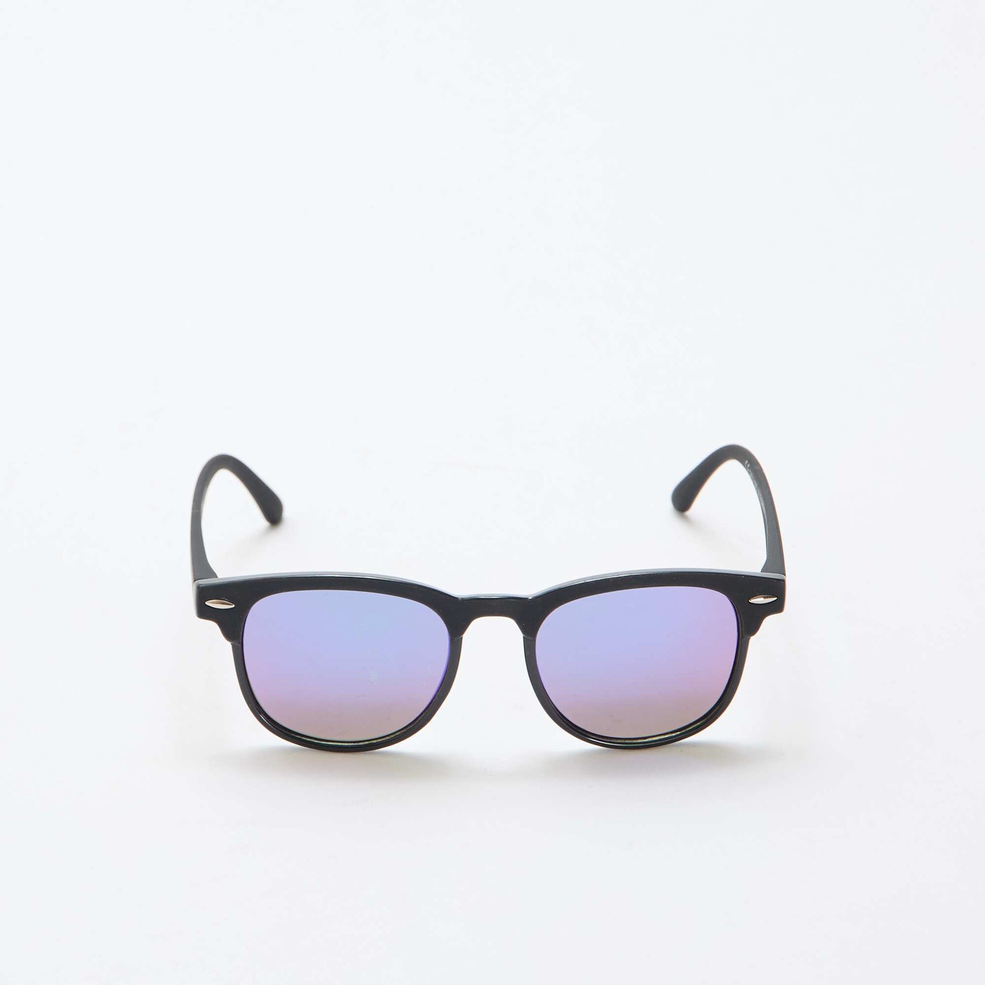 Classic Solid Color Sunglasses BLACK