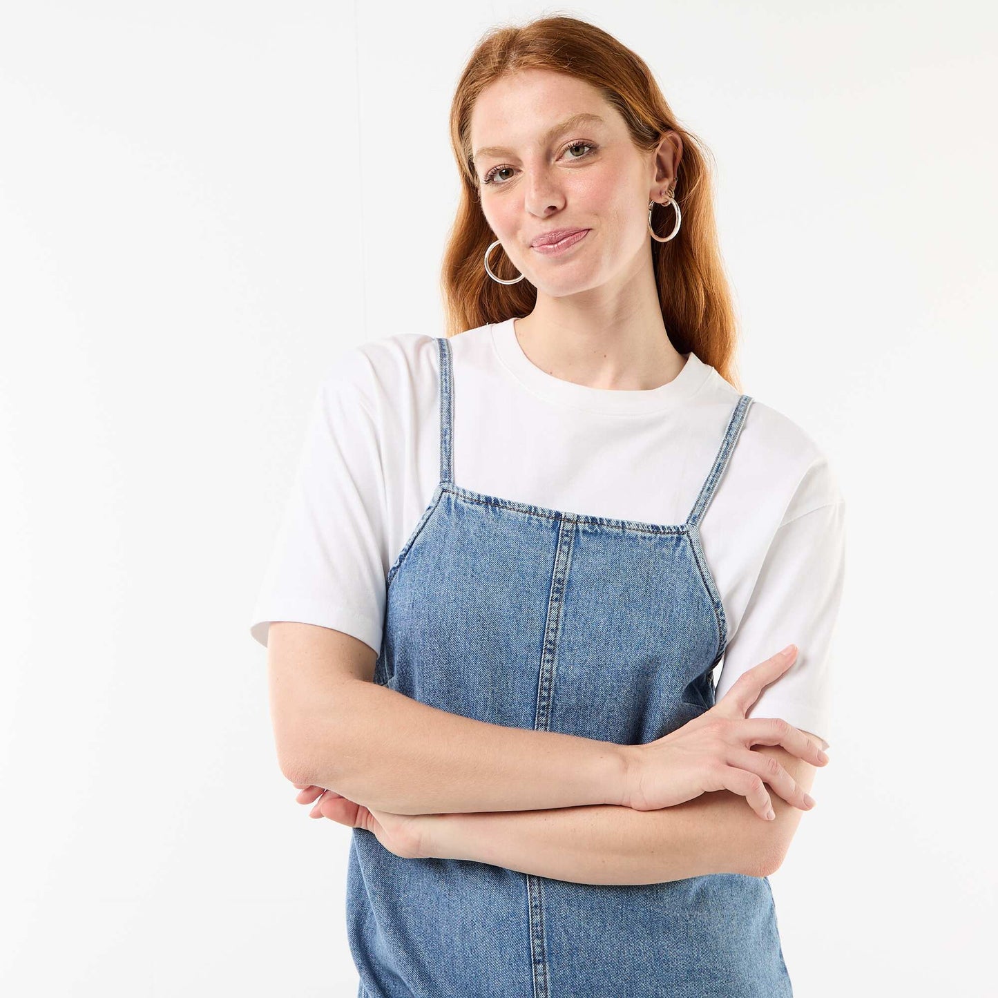 Dungaree Style Romper BLUE
