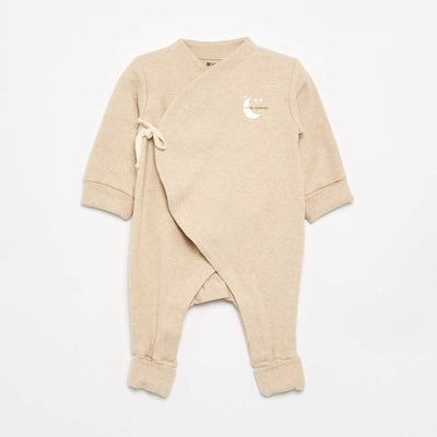 Footless Sleepsuit BEIGE