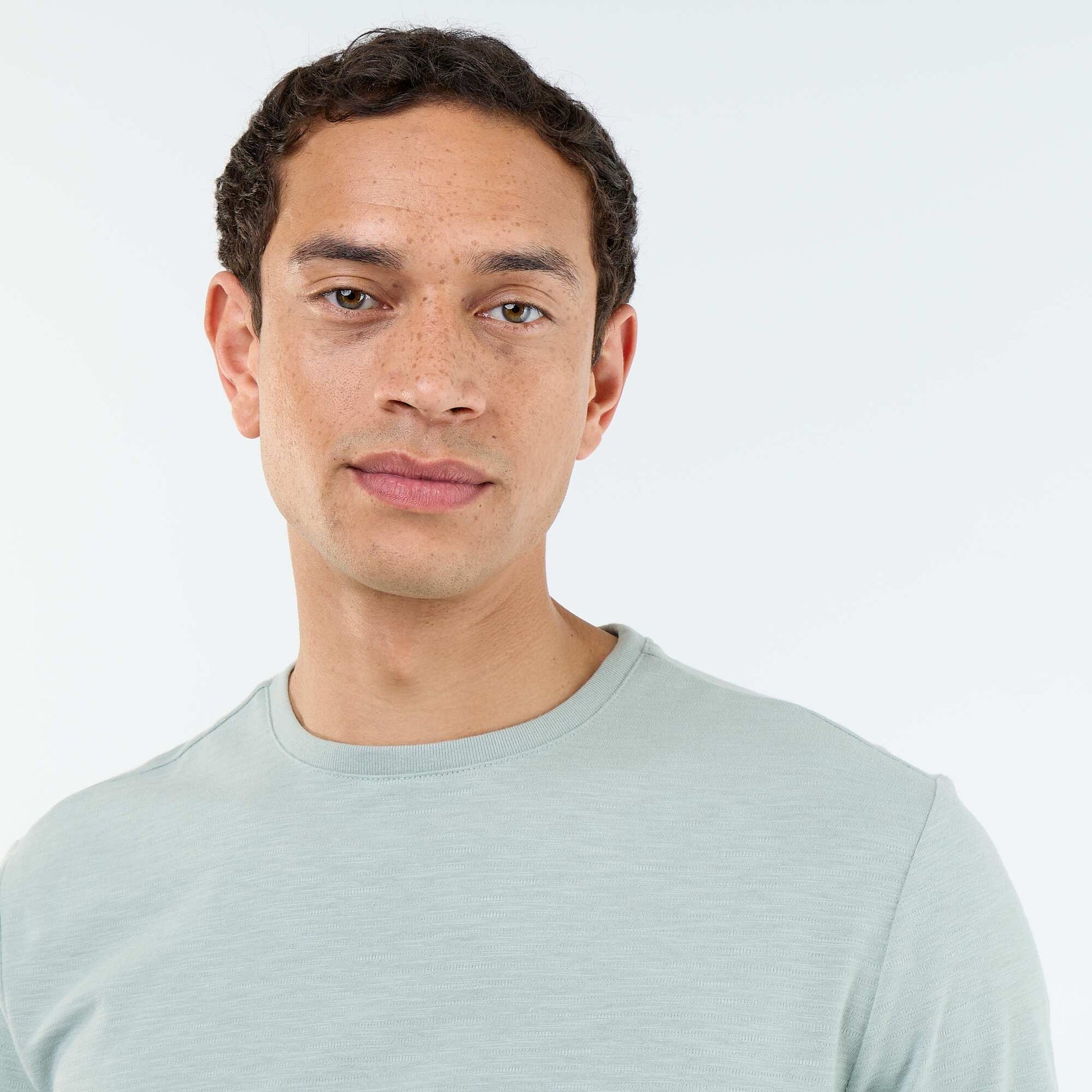 Plain Short-Sleeved T-Shirt GREEN