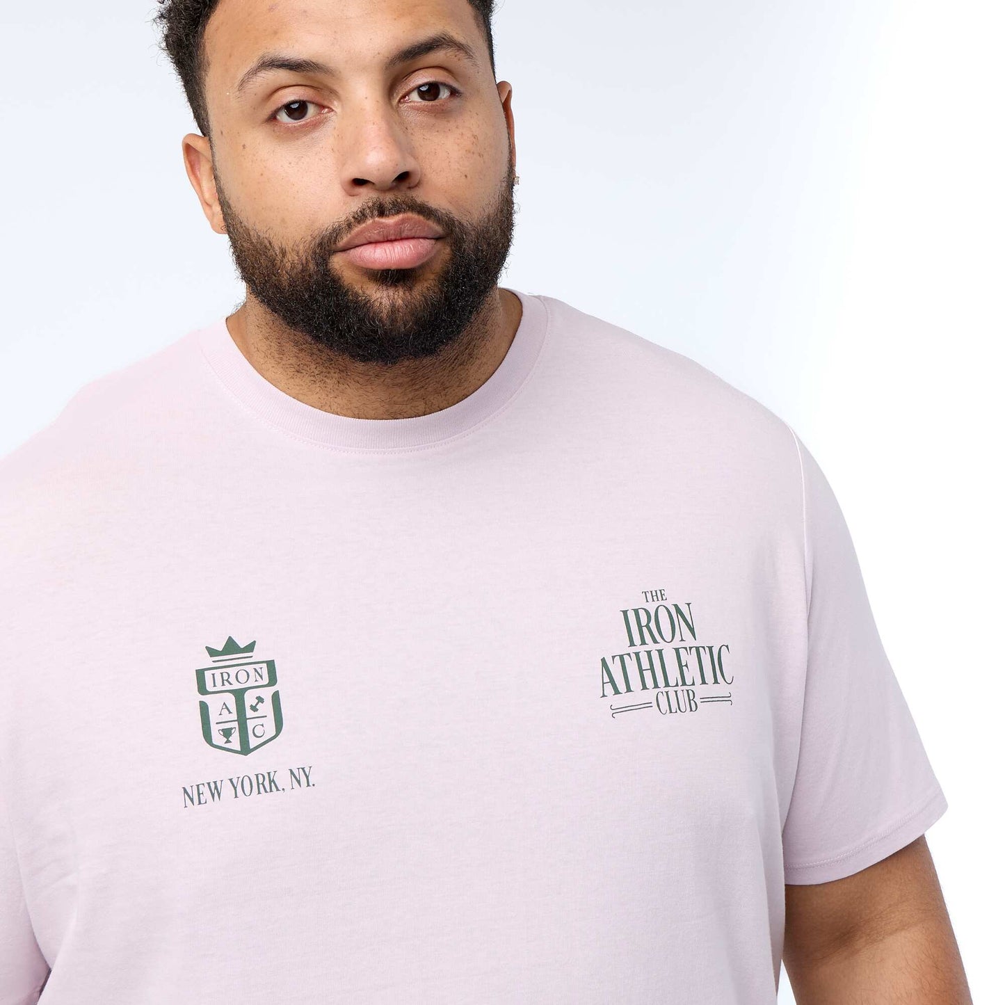 Short-sleeved printed T-shirt PURPLE