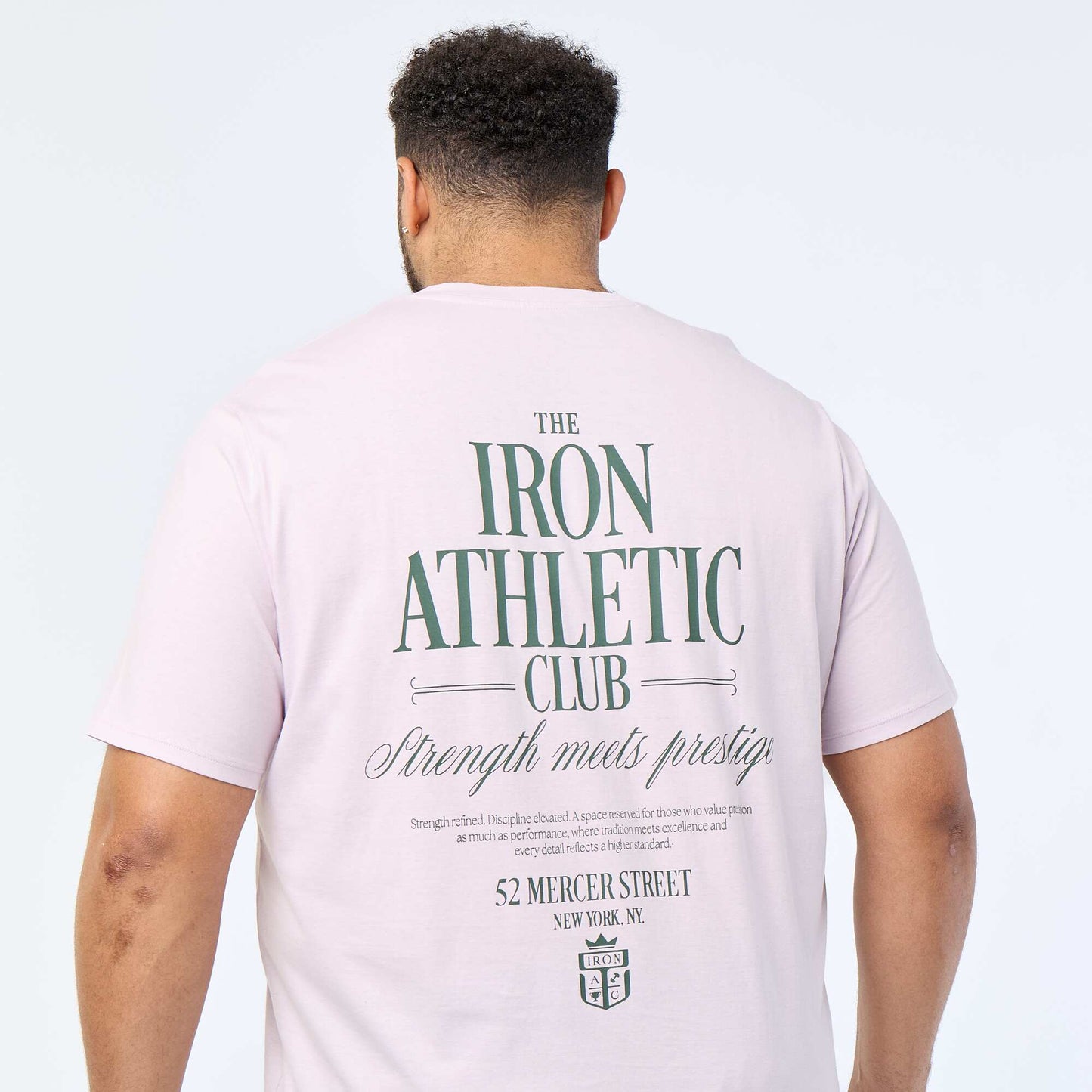 Short-sleeved printed T-shirt PURPLE