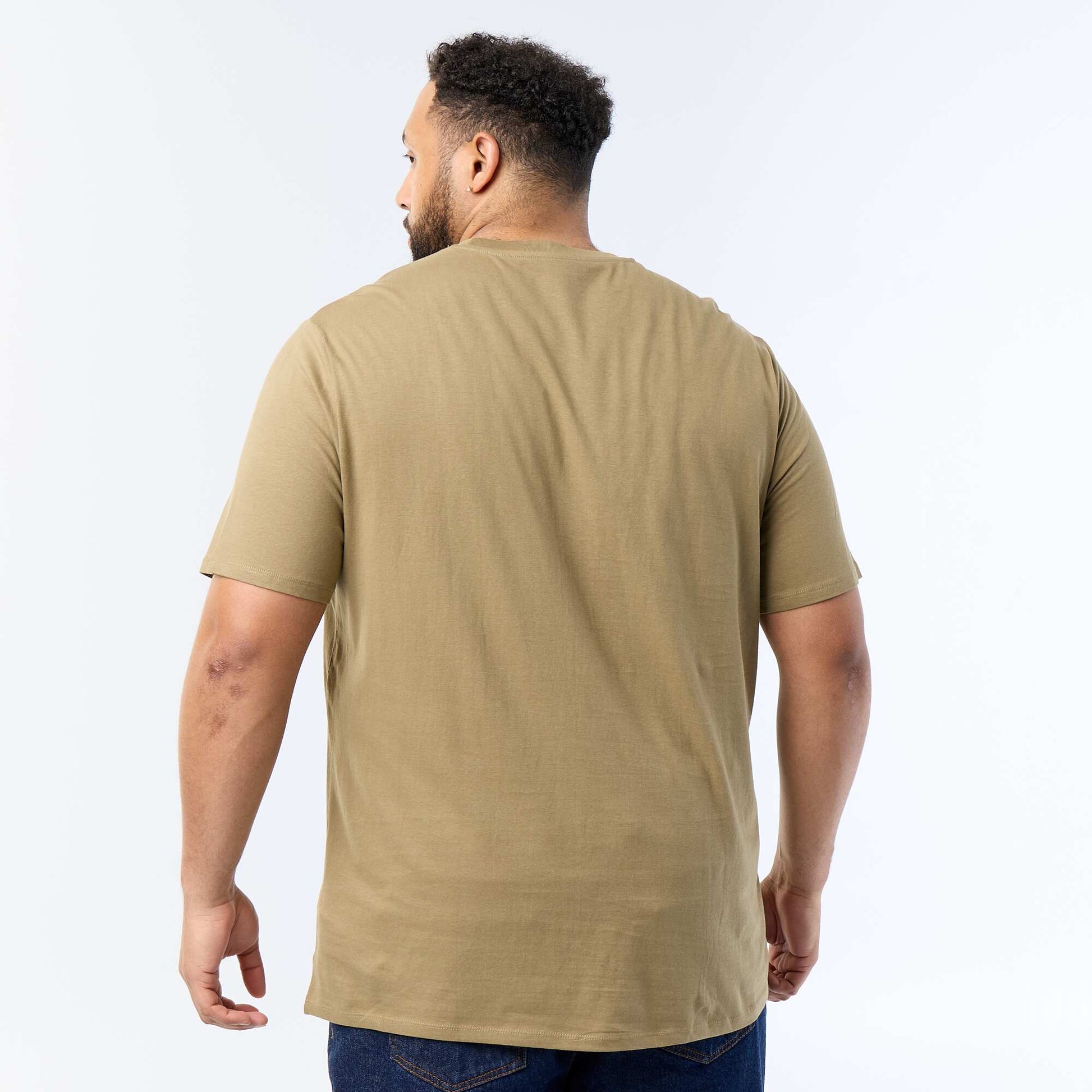 Short-sleeved printed T-shirt GREEN