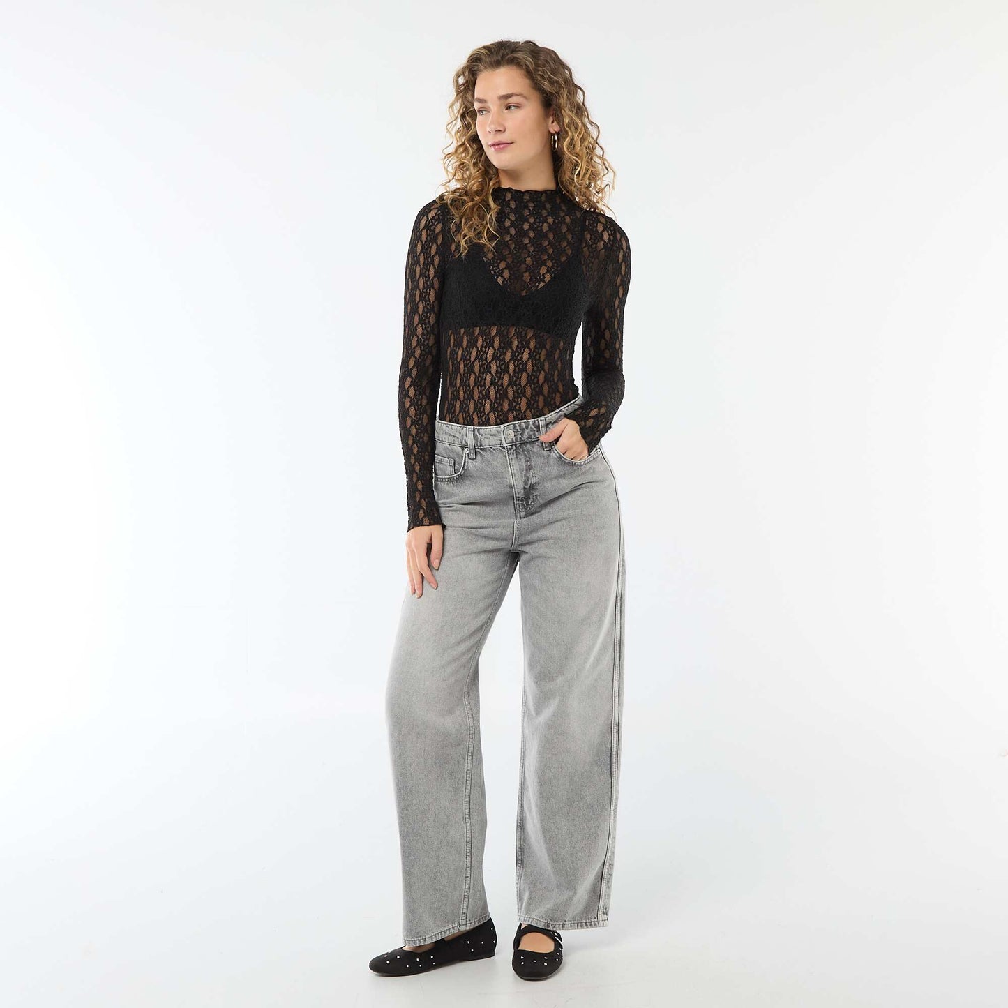 Lace Bodysuit BLACK