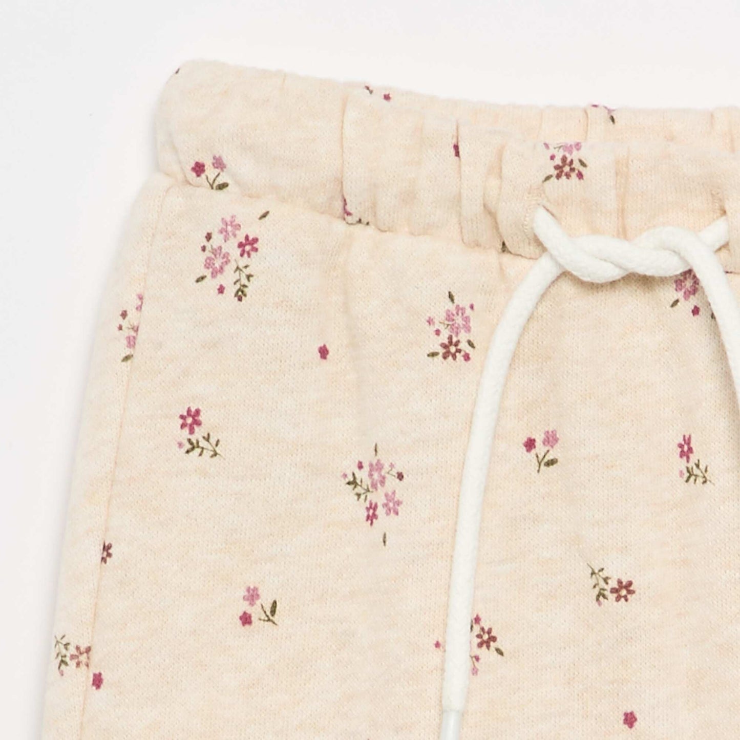 Patterned jogging pants BEIGE