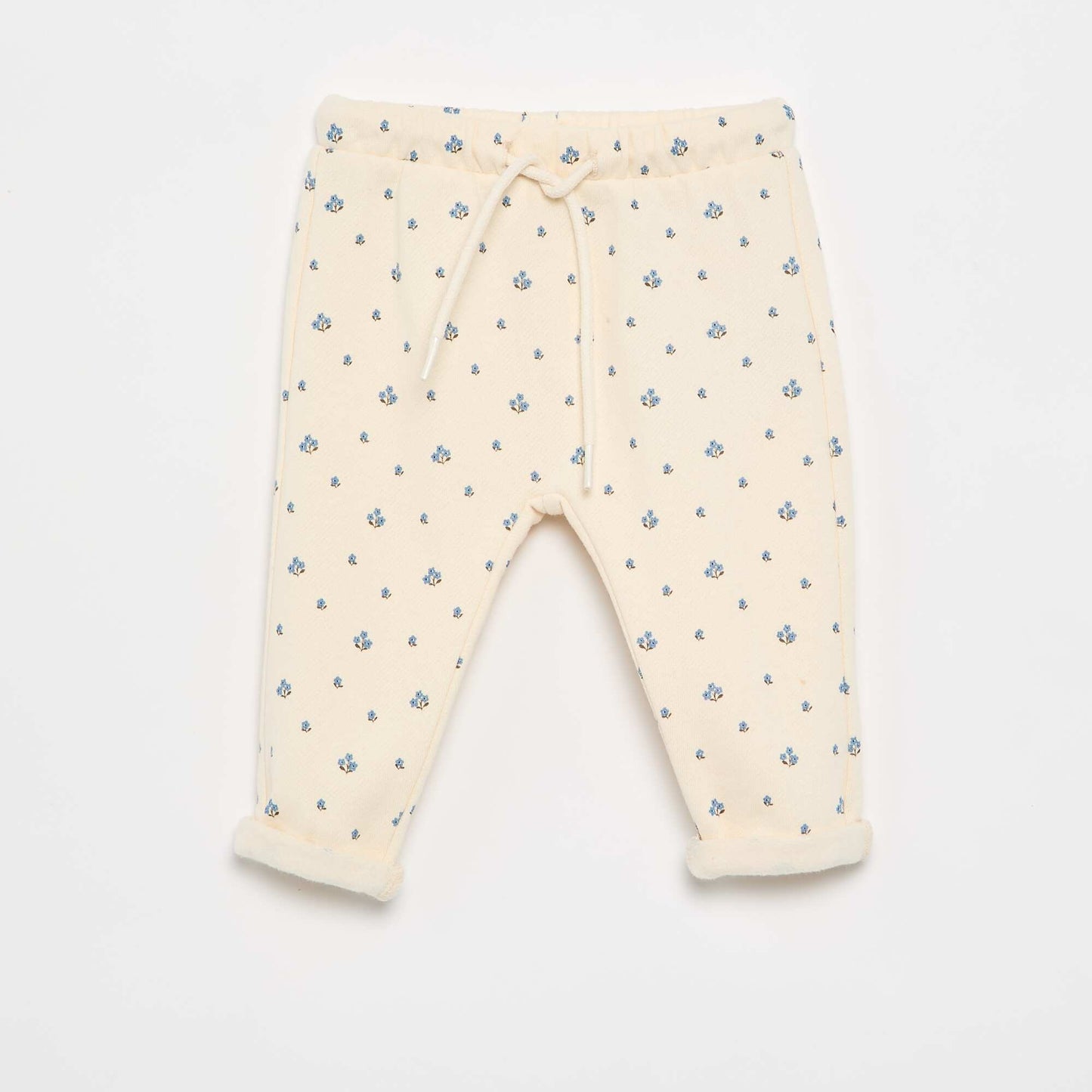 Patterned jogging pants WHITE