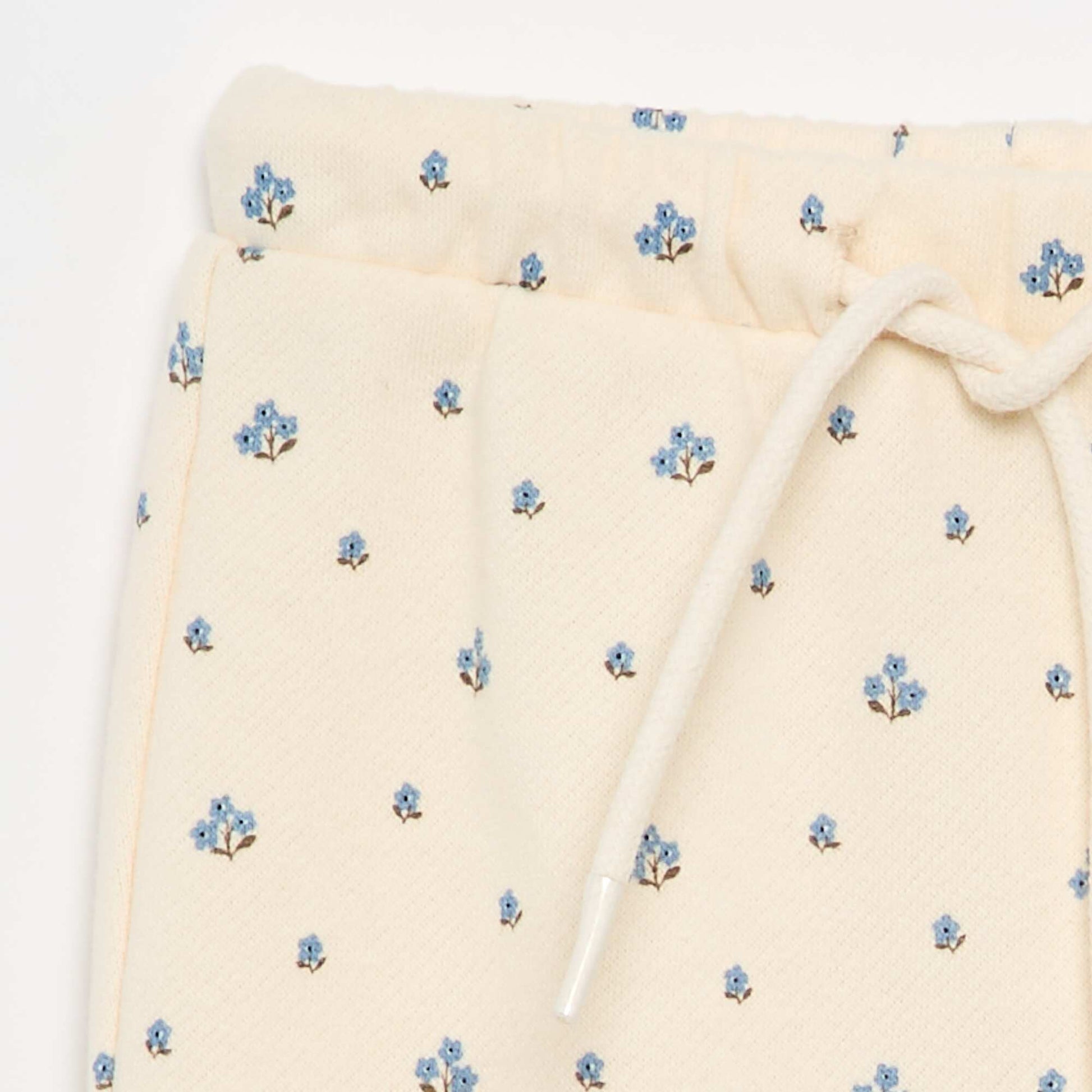 Patterned jogging pants WHITE