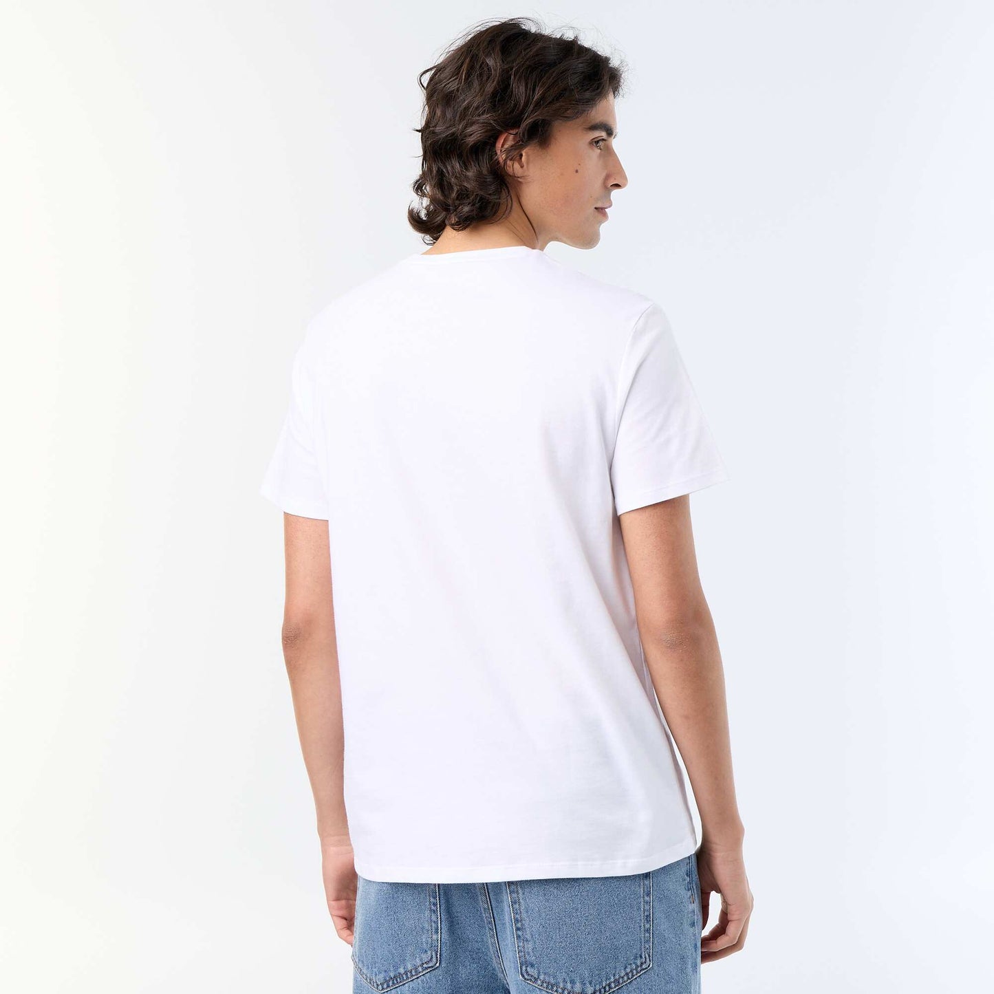 Printed Short-Sleeved T-Shirt WHITE