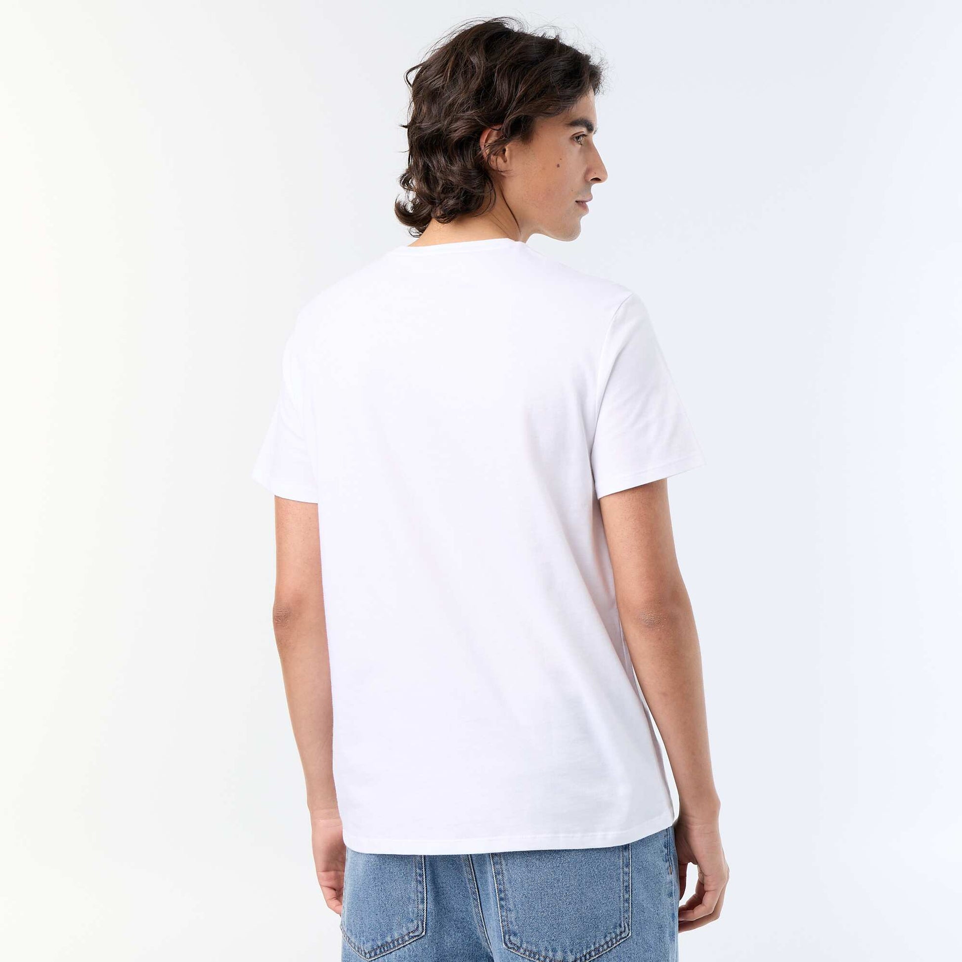 Printed Short-Sleeved T-Shirt WHITE