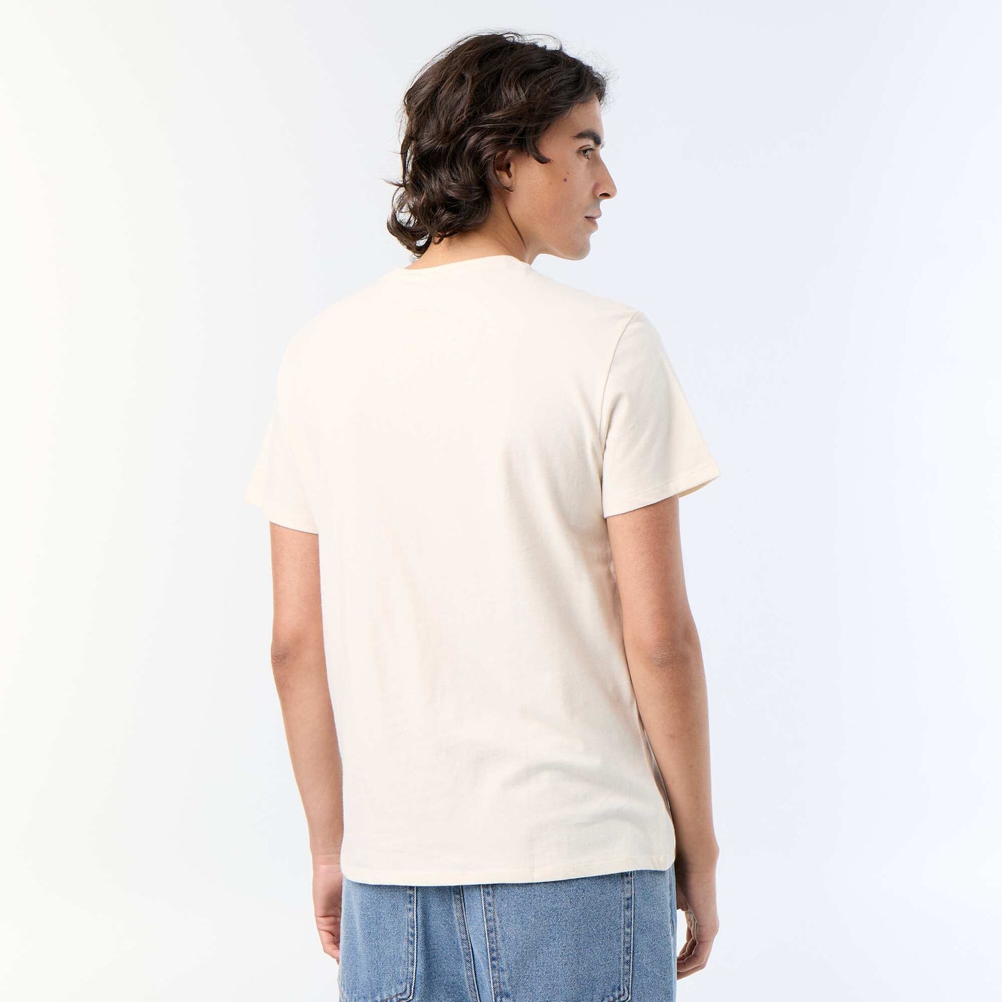 Printed Short-Sleeved T-Shirt WHITE