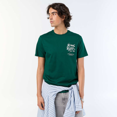 Printed Short-Sleeved T-Shirt GREEN