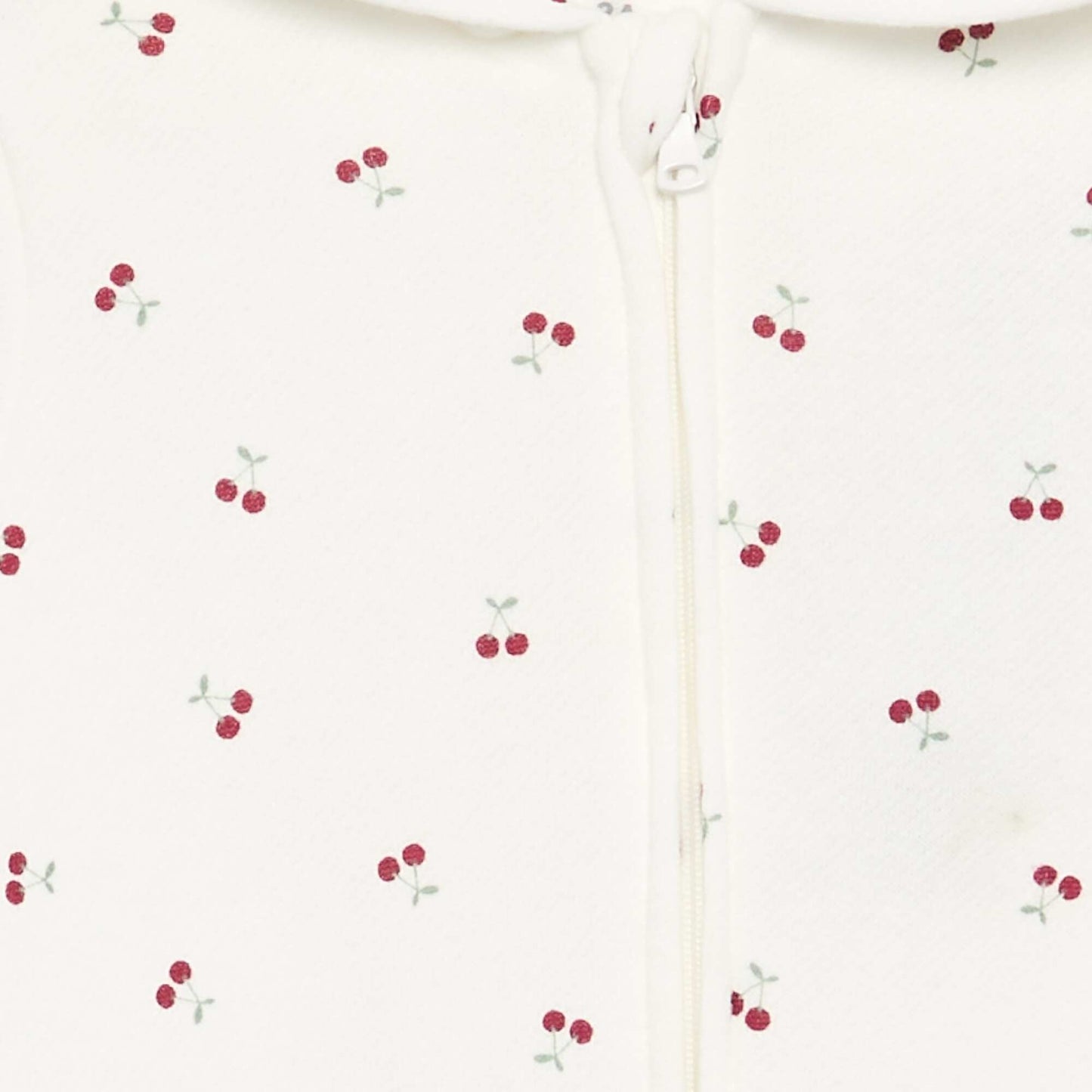 Printed Hooded Sweatshirt WHITE
