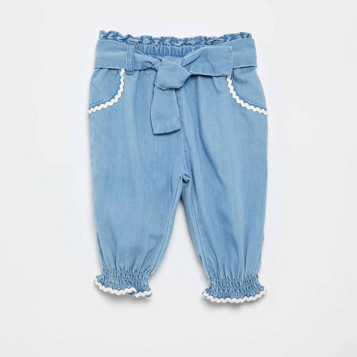 Lightweight denim pants BLUE