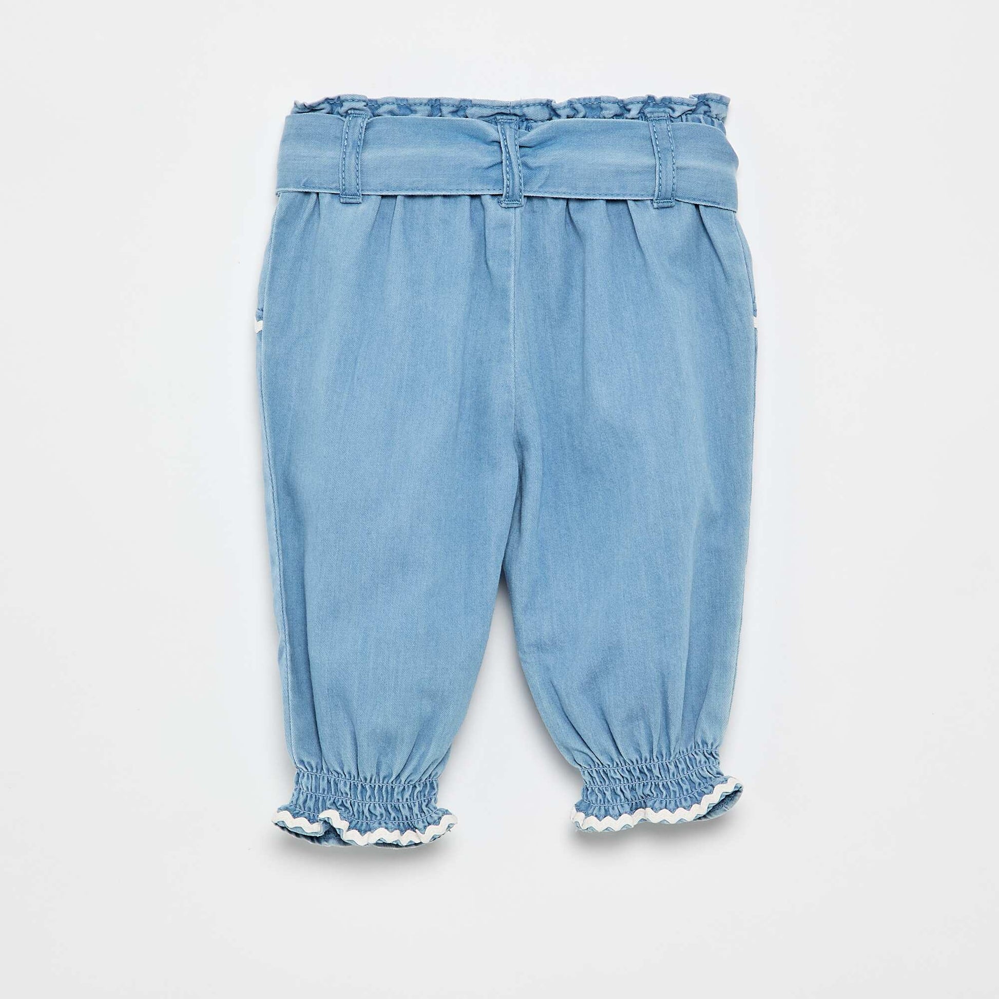 Lightweight denim pants BLUE