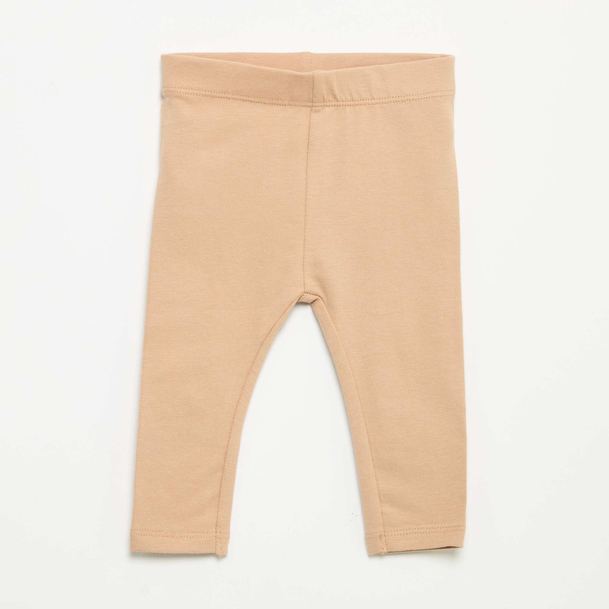3-pack of plain jersey leggings BLACK