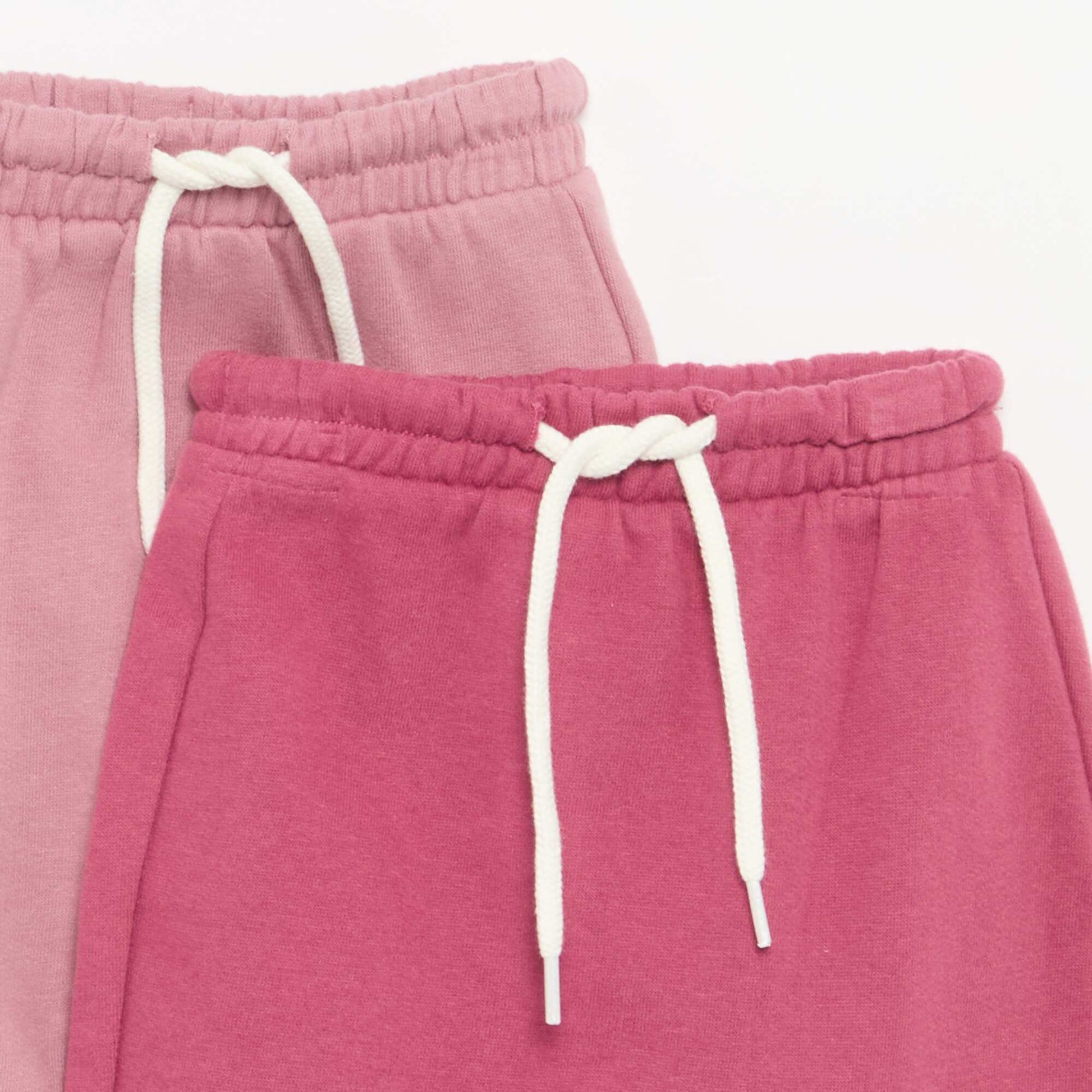 2-Pack Fleece Harem Pants PURPLE