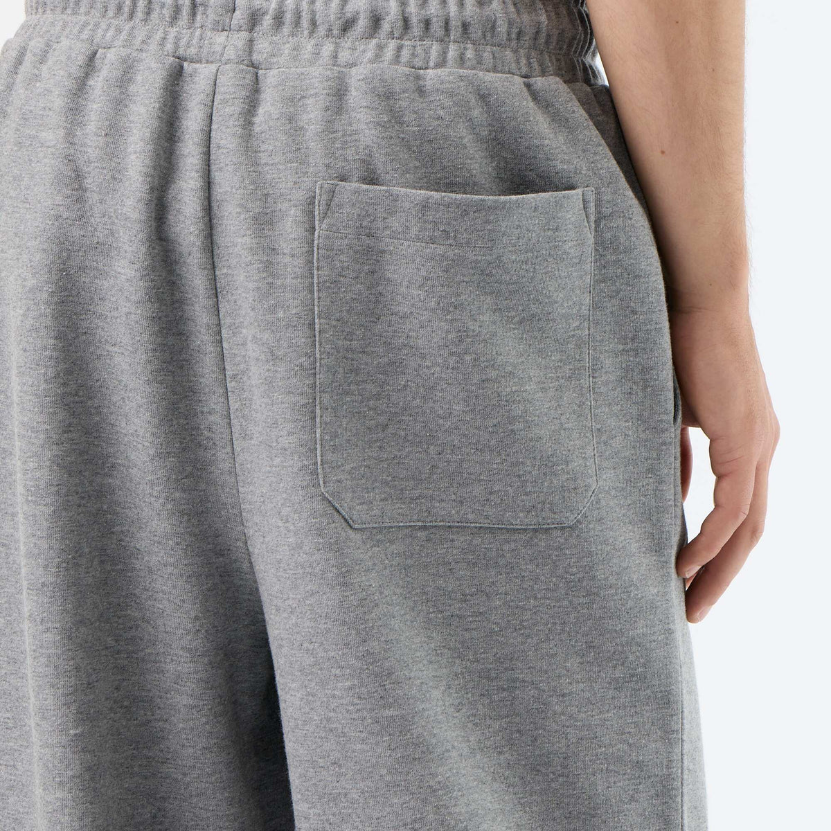 Wide-Leg Lightweight Fleece Joggers GREY