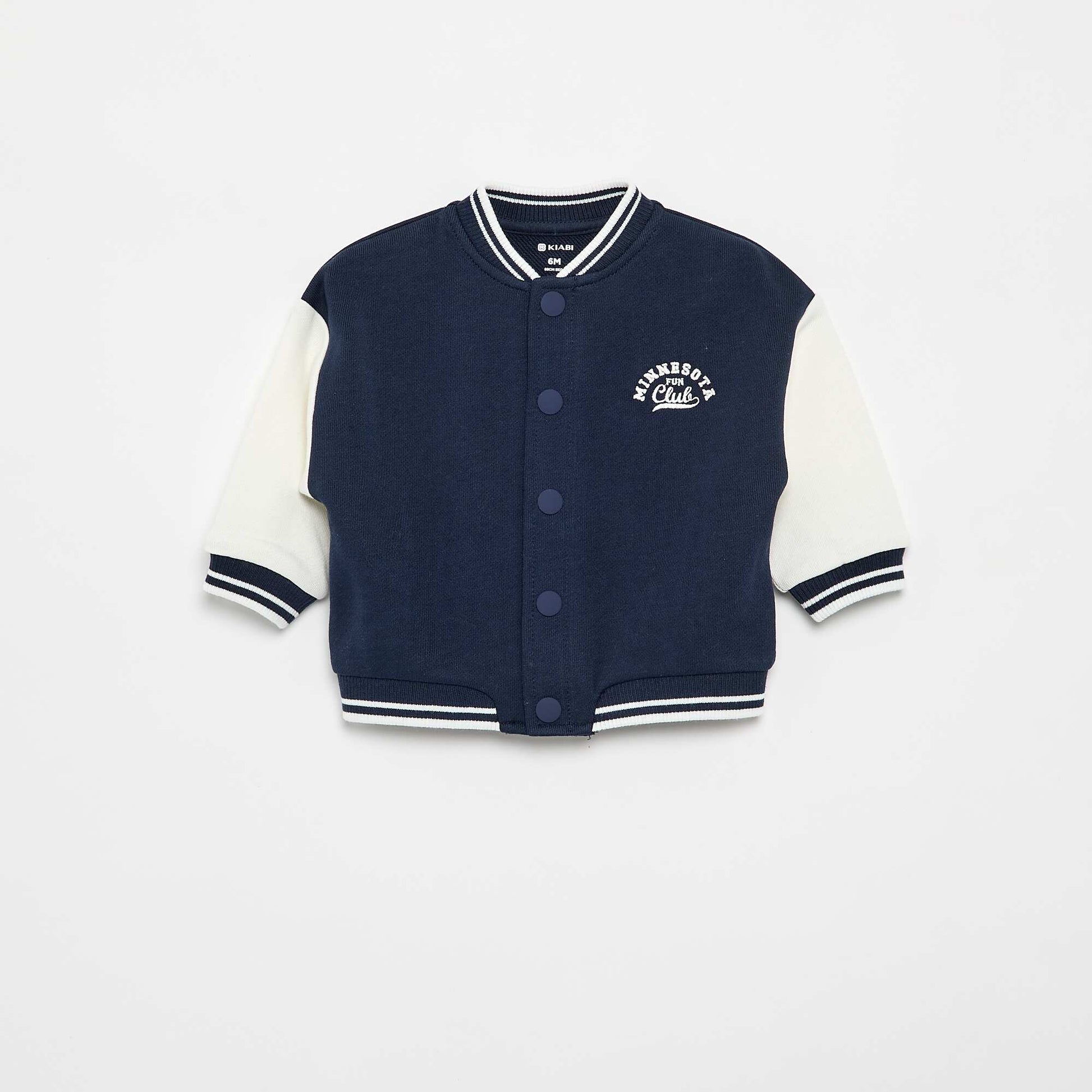 American campus style jacket BLUE