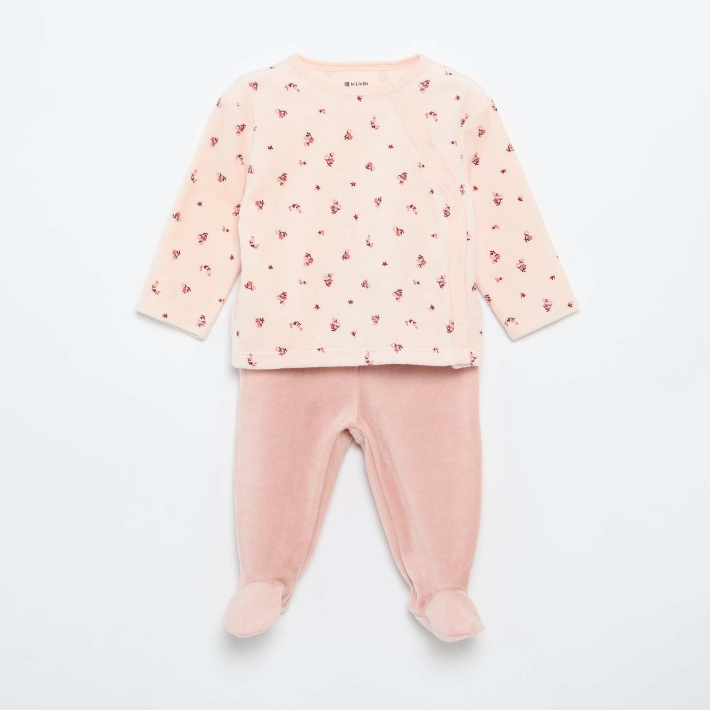 2-piece Velour Pyjamas PINK