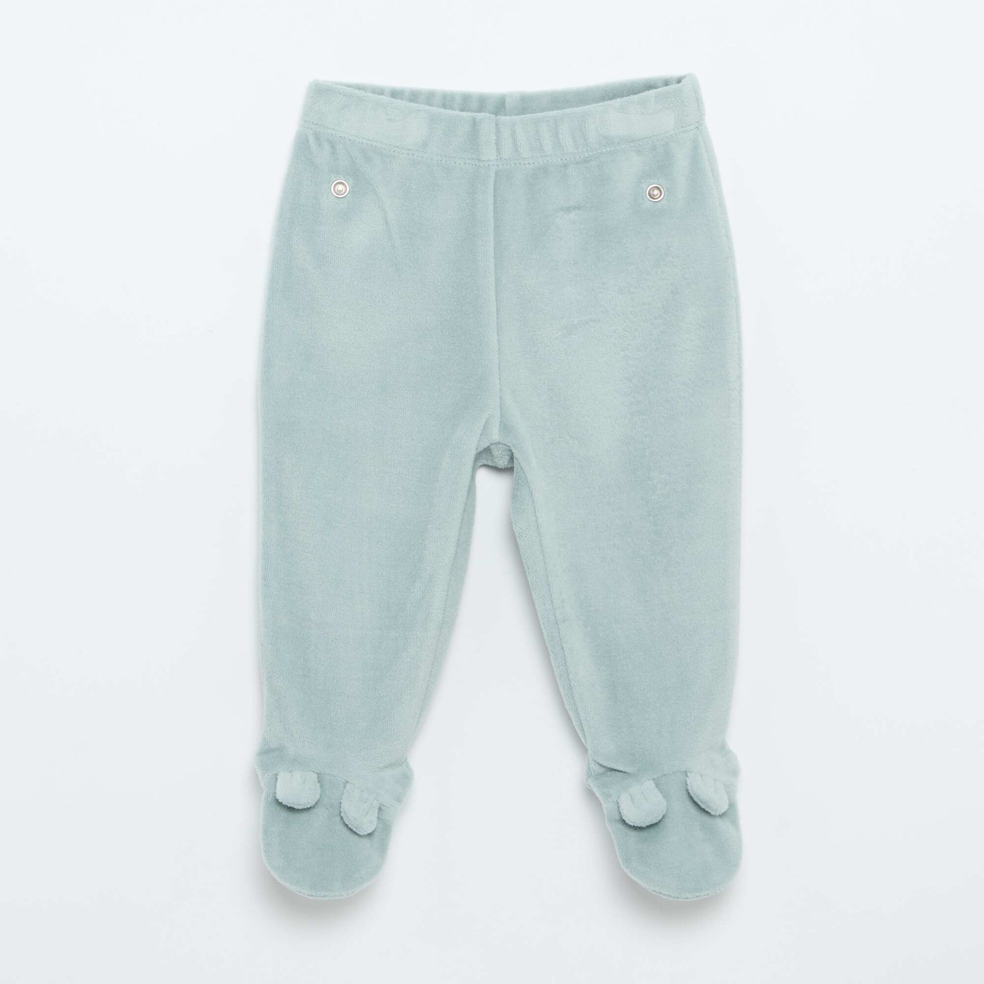 2-piece Velour Pyjamas BLUE