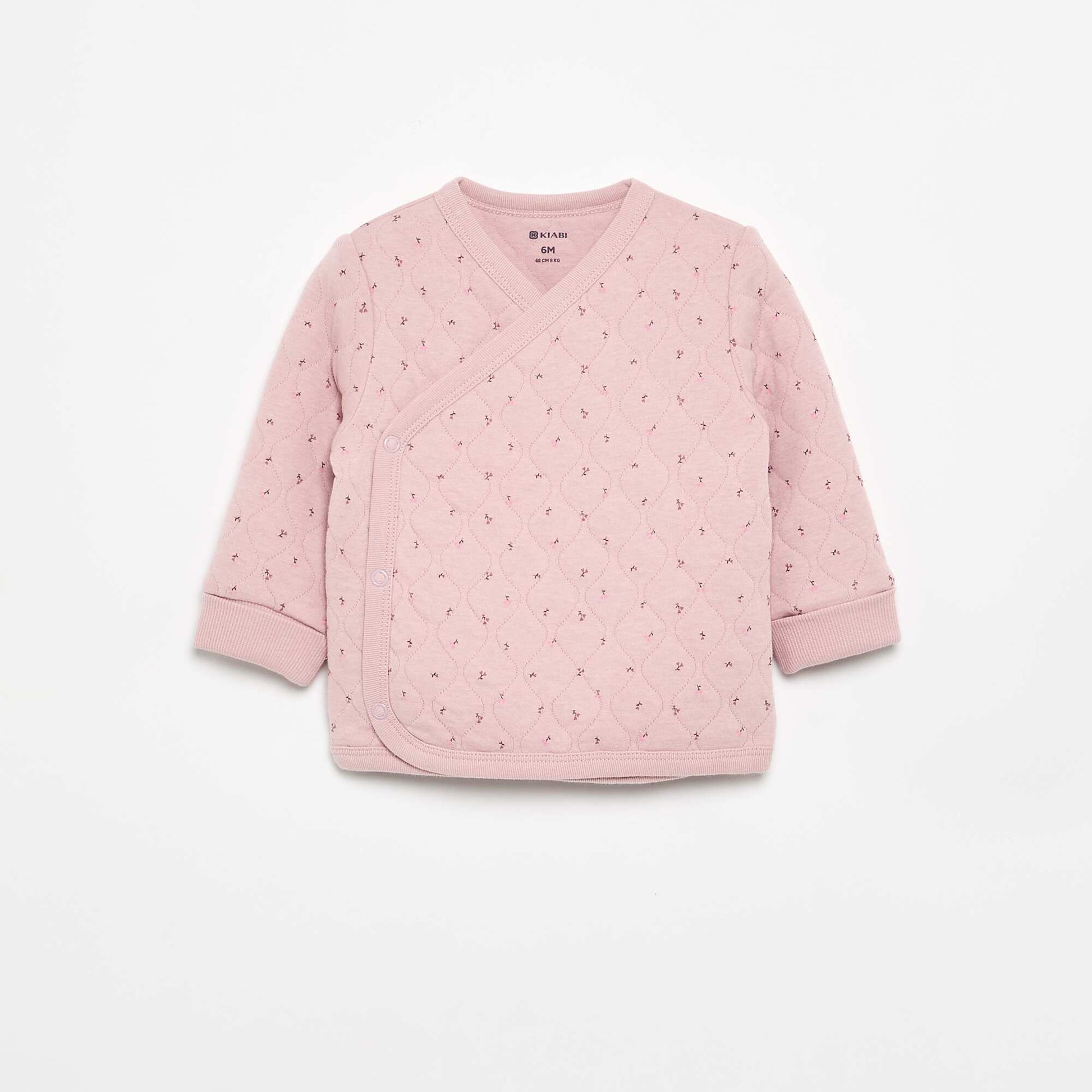 Adjustable Quilted 2-Piece Pyjamas PINK