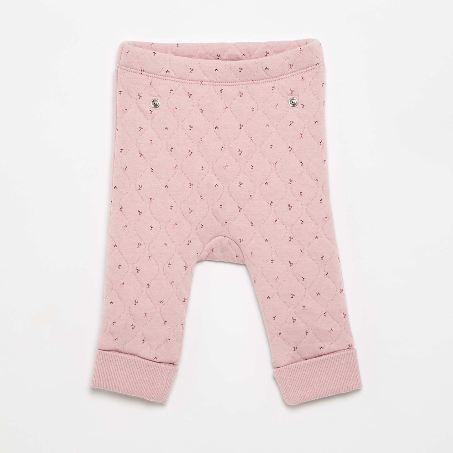 Adjustable Quilted 2-Piece Pyjamas PINK