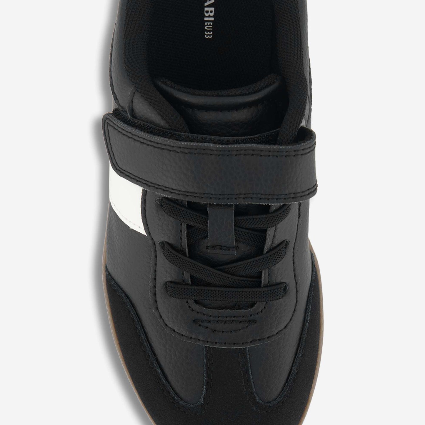 Two-tone low-top sneakers BLACK