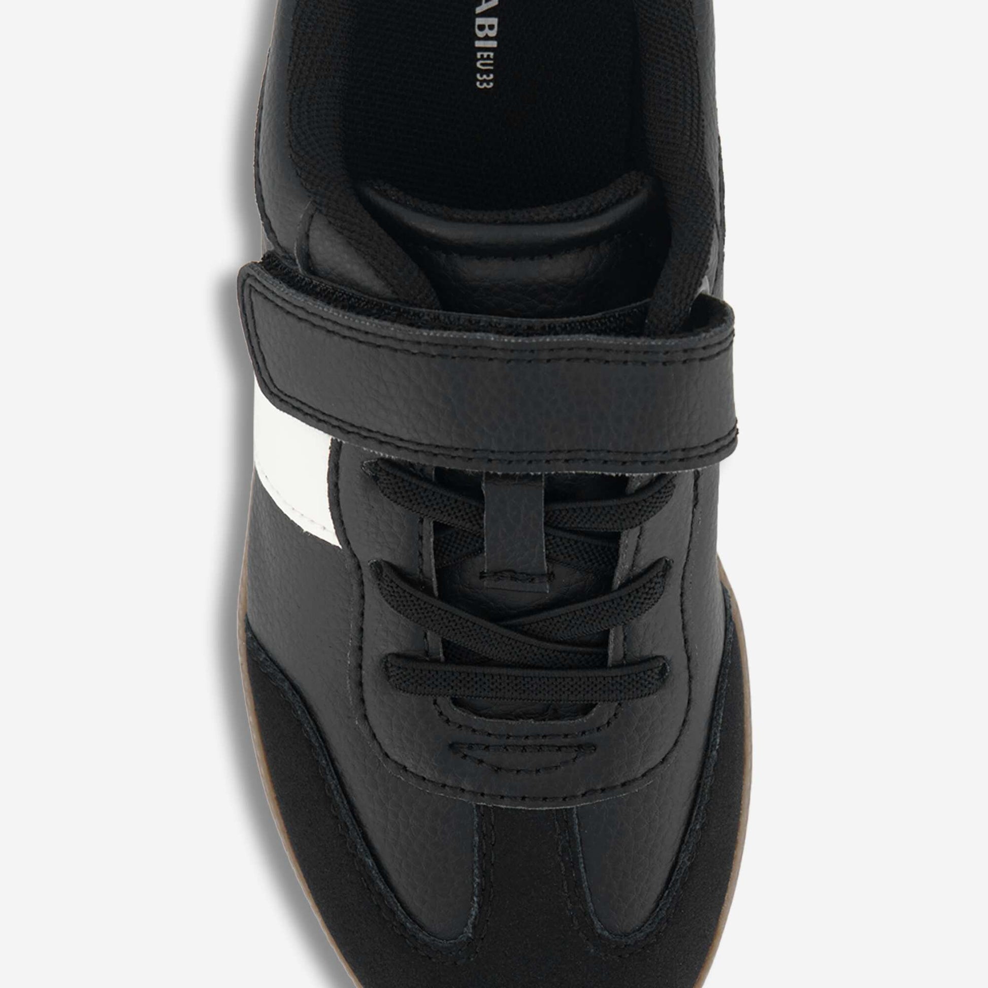 Two-tone low-top sneakers BLACK
