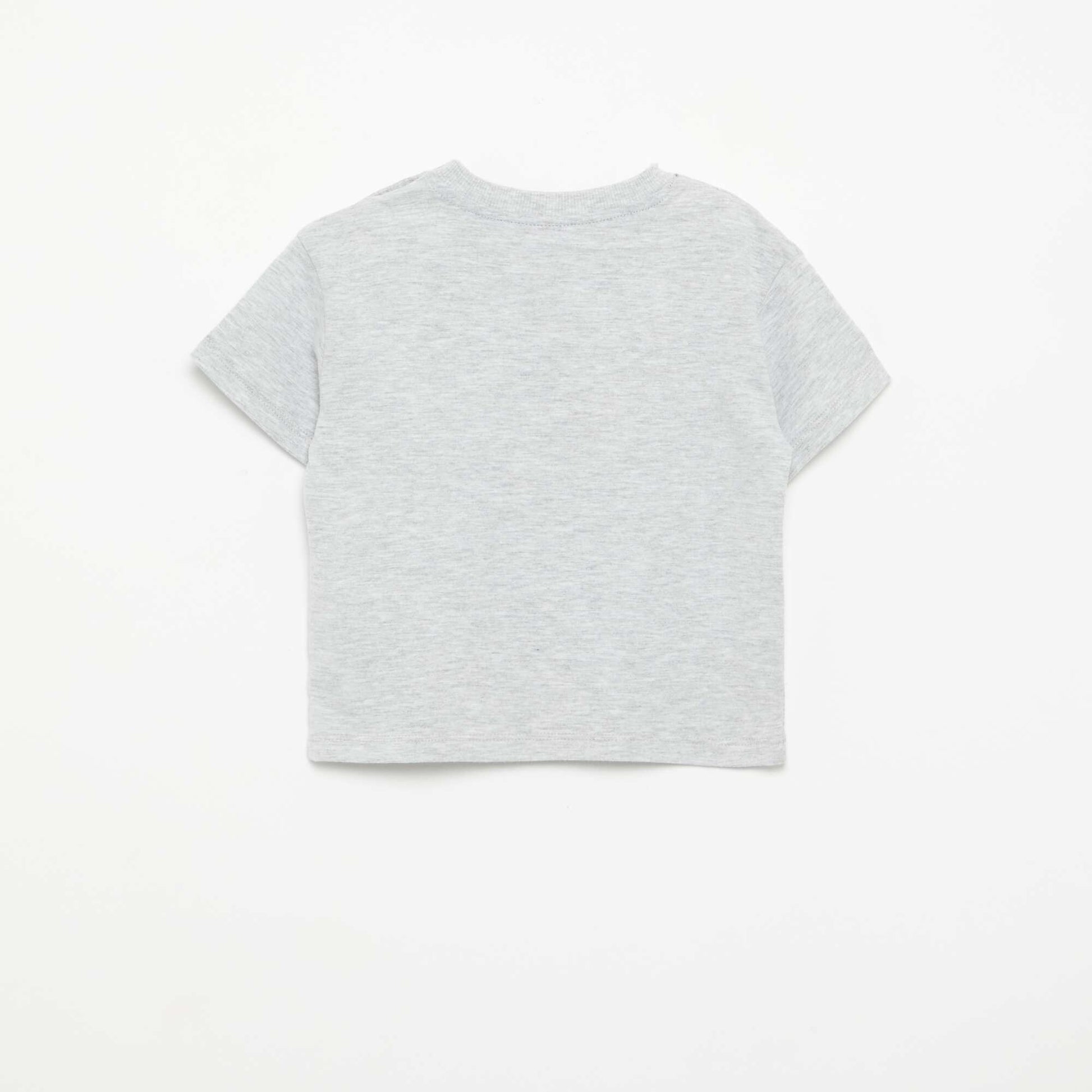 Short pajamas + t-shirt - 2 pieces GREY