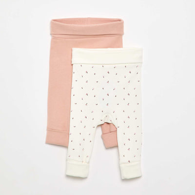 2-pack of leggings PINK