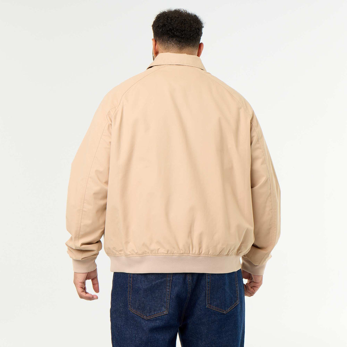 Short plain jacket BEIGE