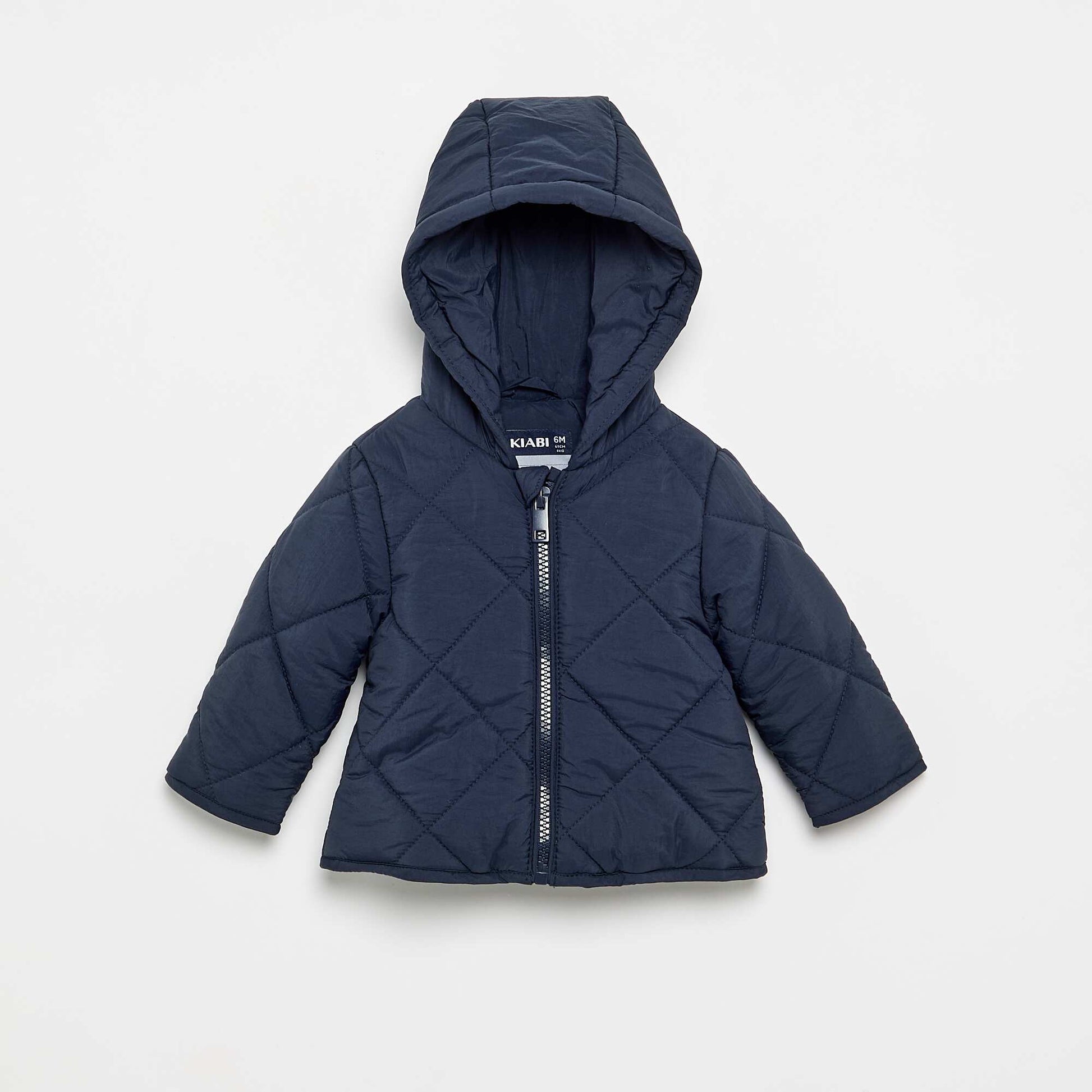 Hooded Zip-Up Jacket BLUE