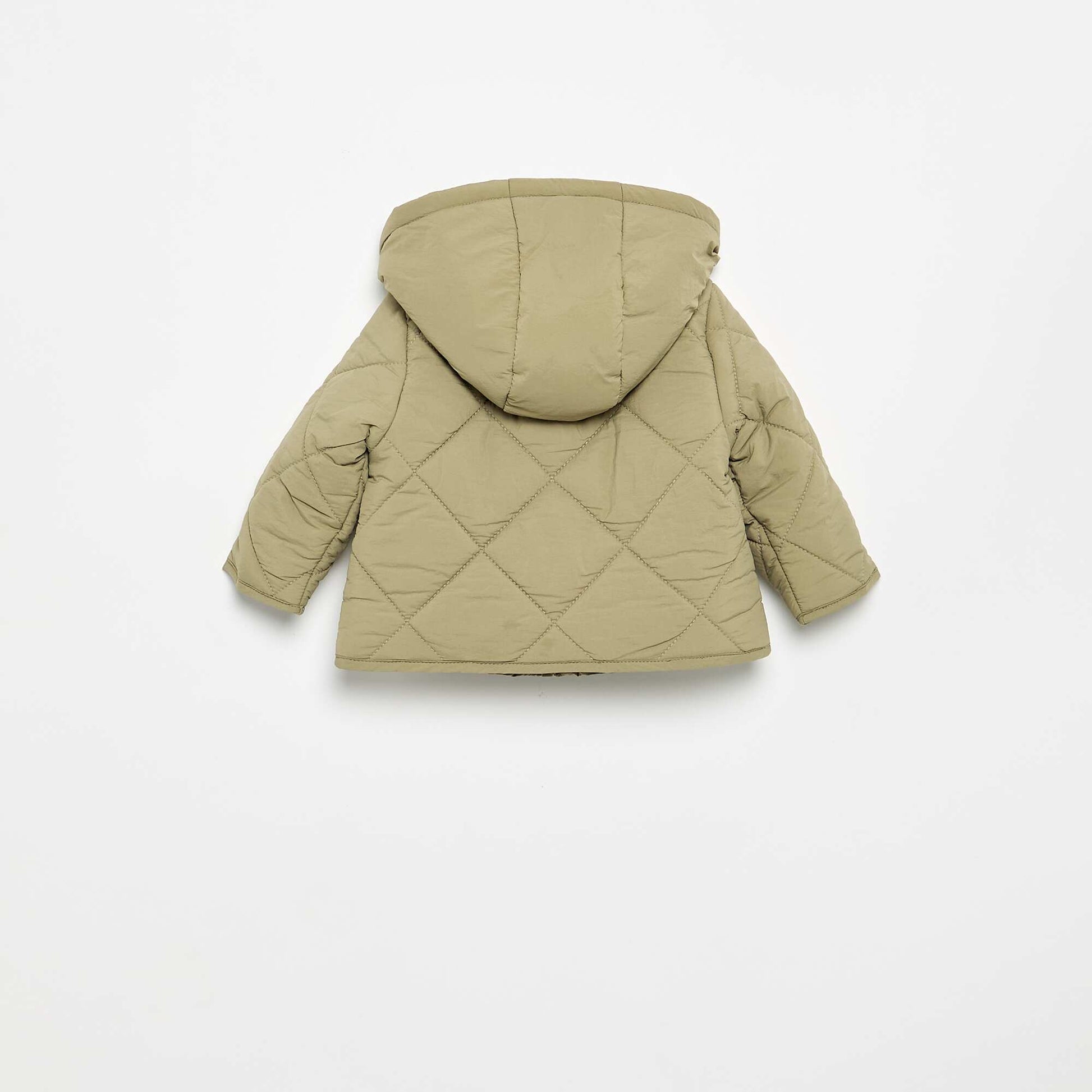 Hooded Zip-Up Jacket GREEN