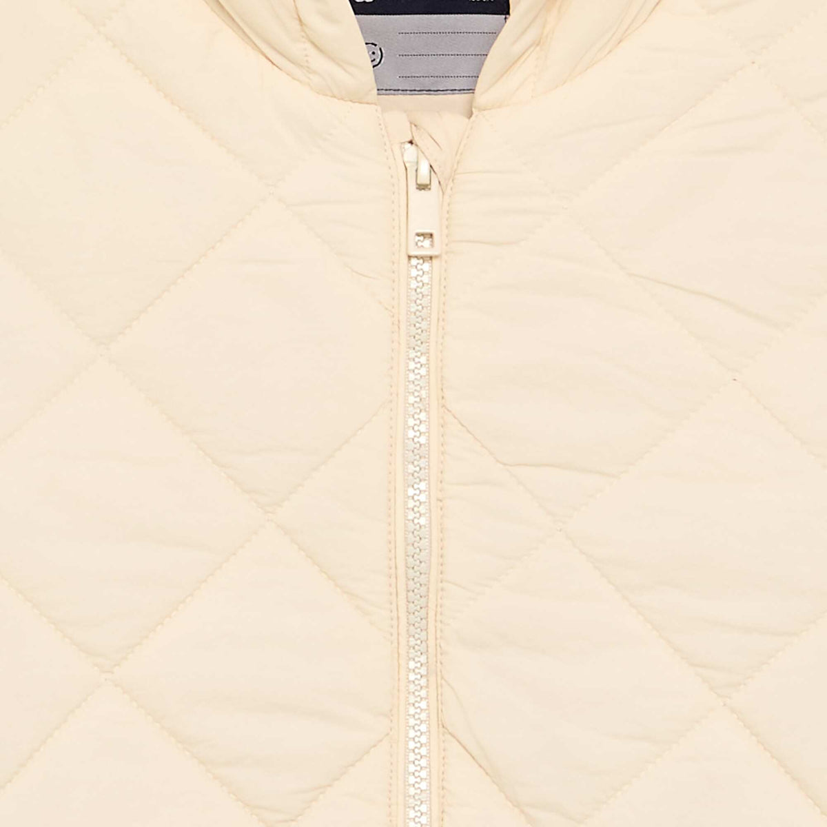 Hooded padded jacket BEIGE