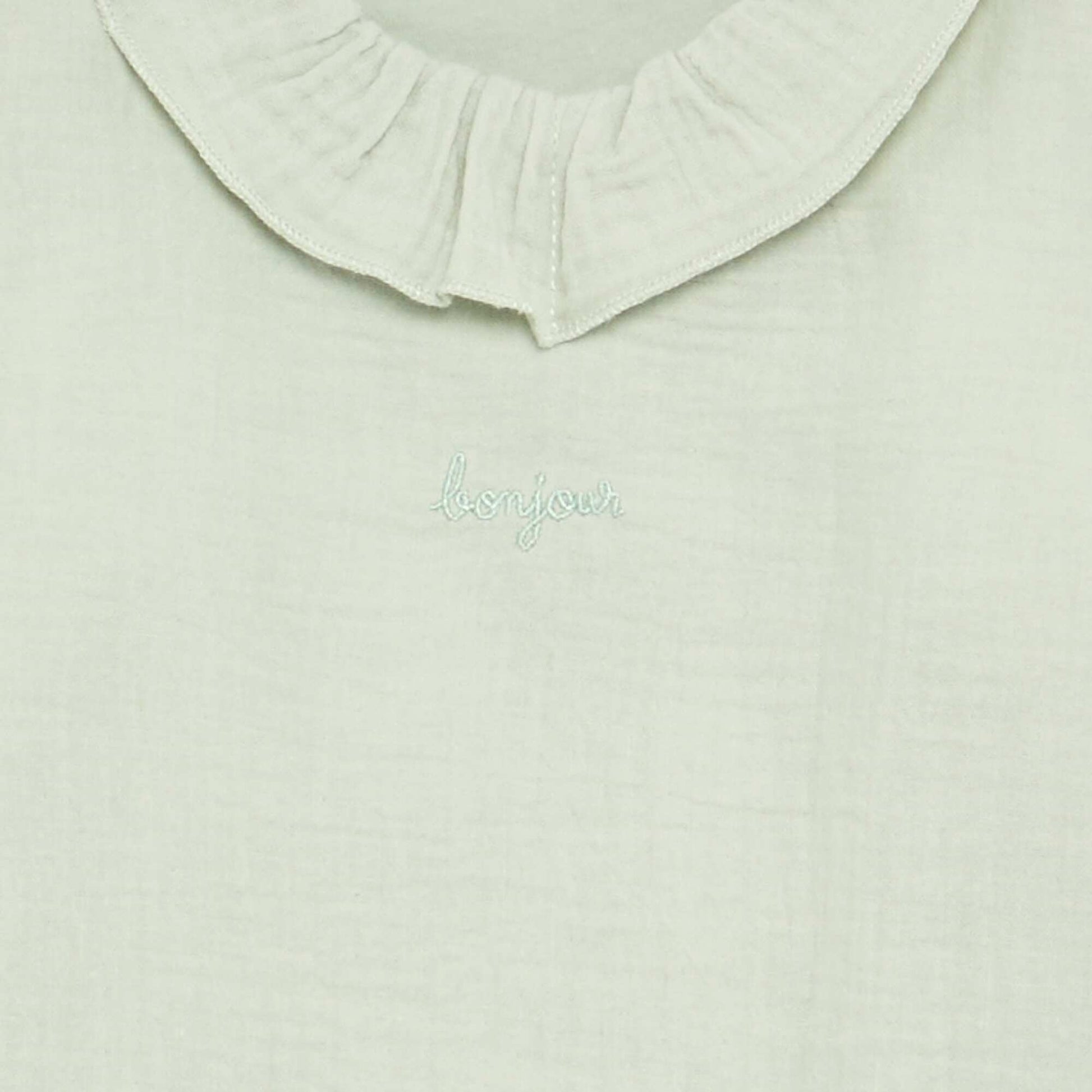 Sleeping bag with fancy collar GREEN
