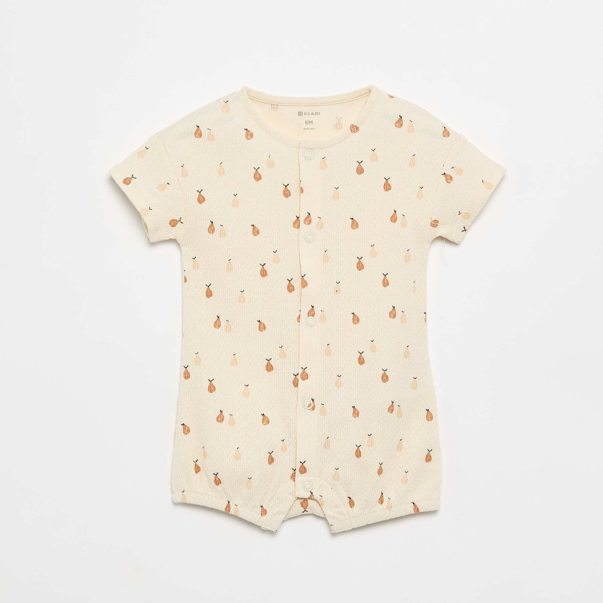 Pack of 2 Lightweight Sleepsuits BEIGE