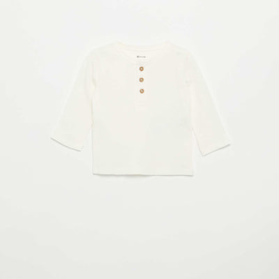 Henley T-shirt WHITE