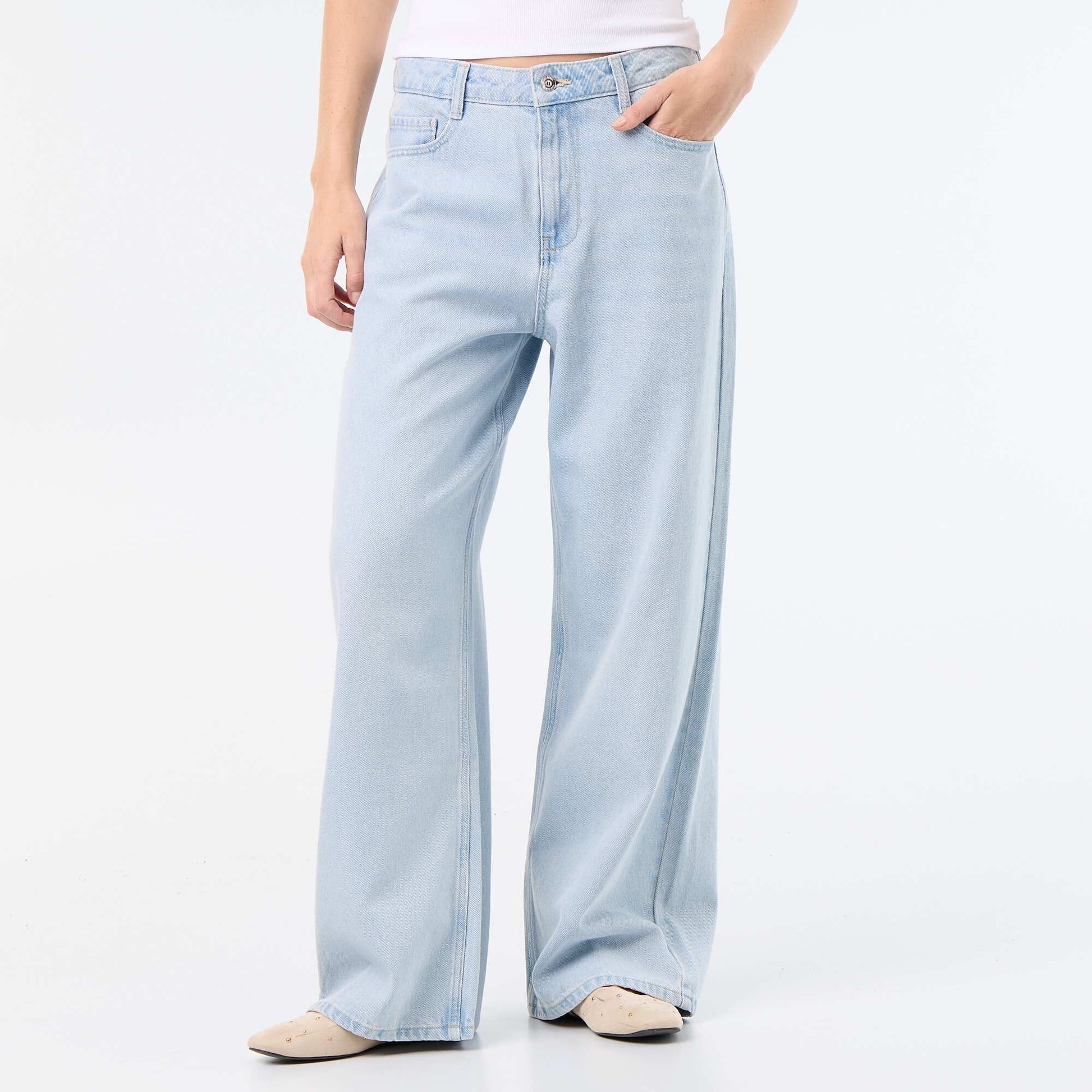 Baggy Denim Pants BLUE