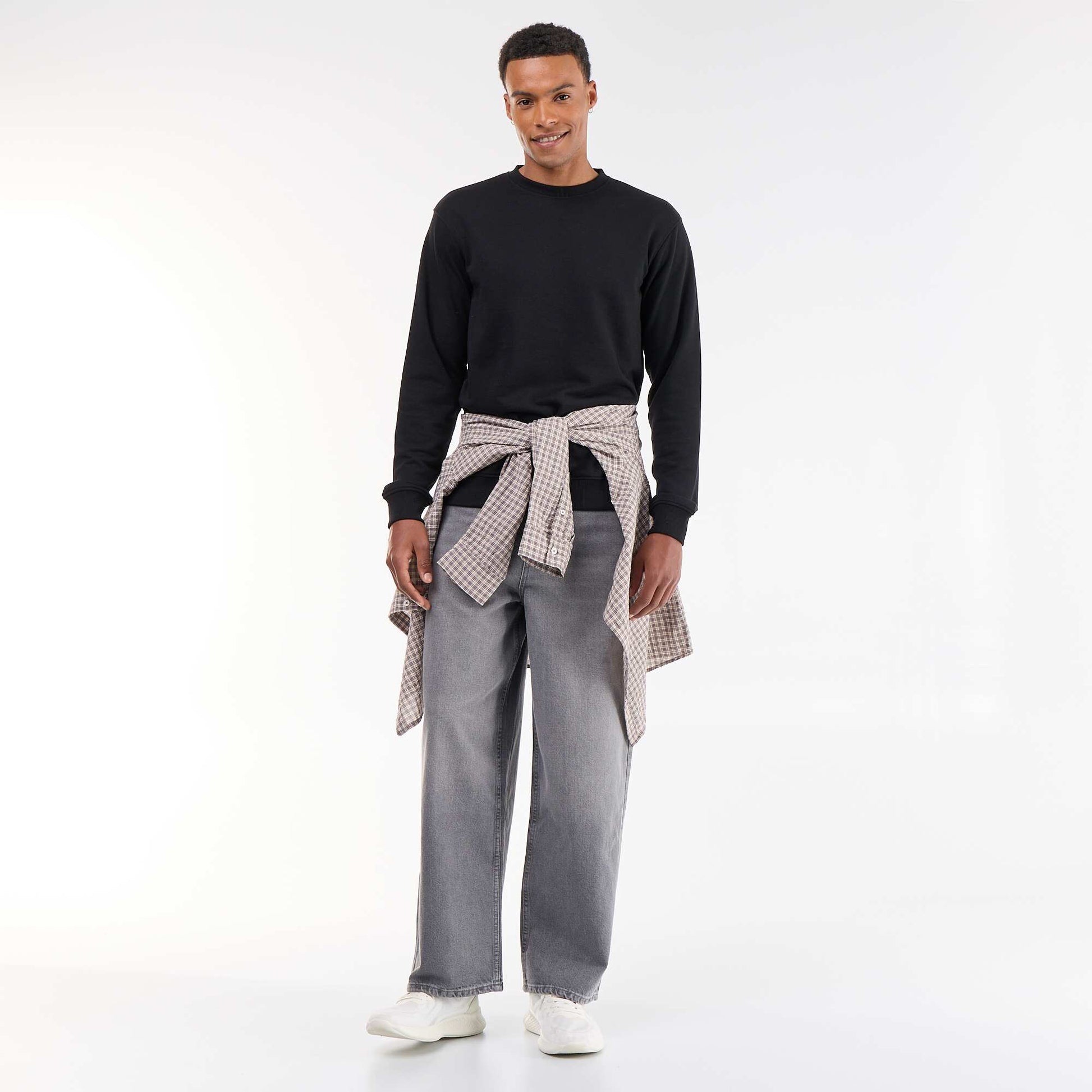 Baggy / Loose Fit Jeans GREY
