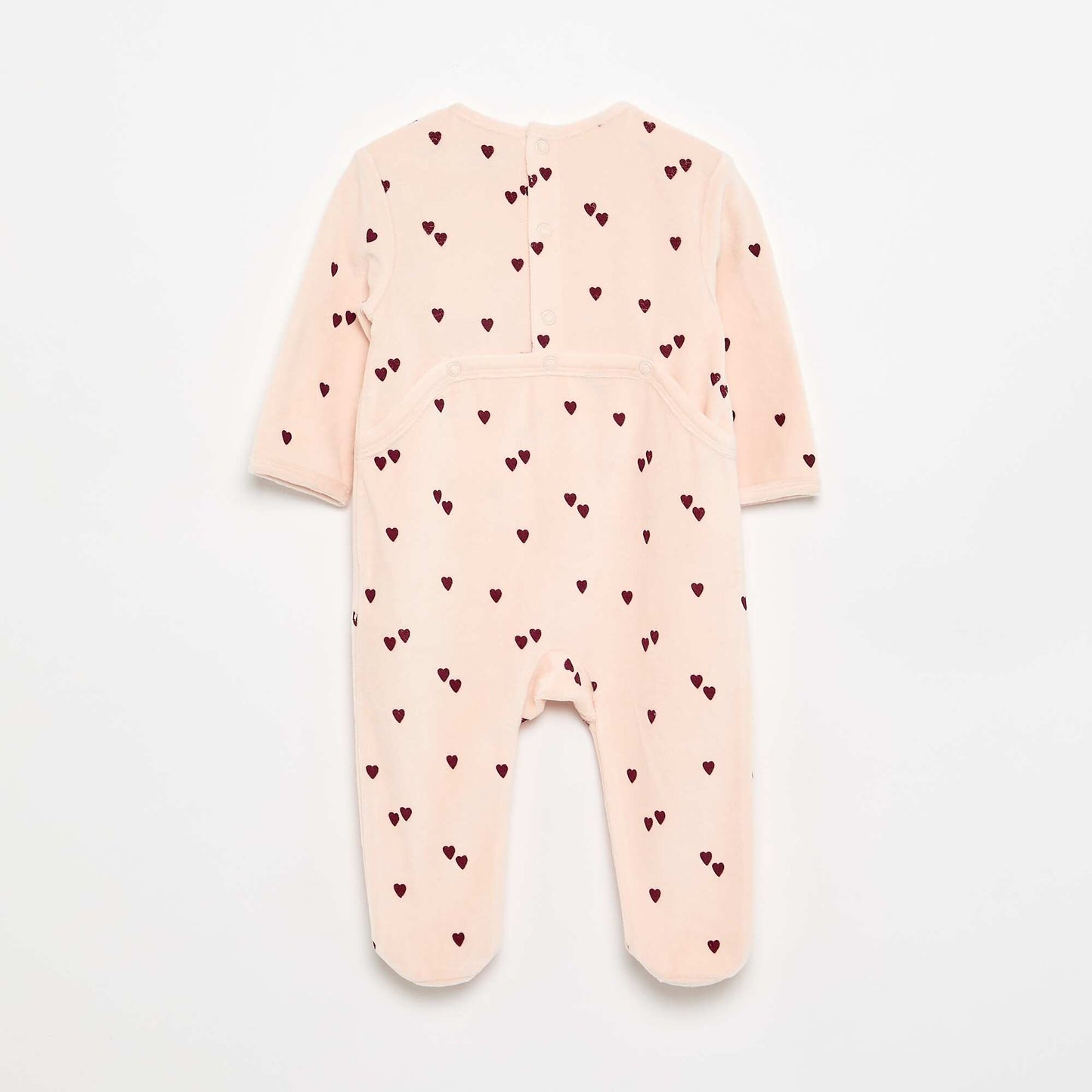 Velour Sleepsuit PINK
