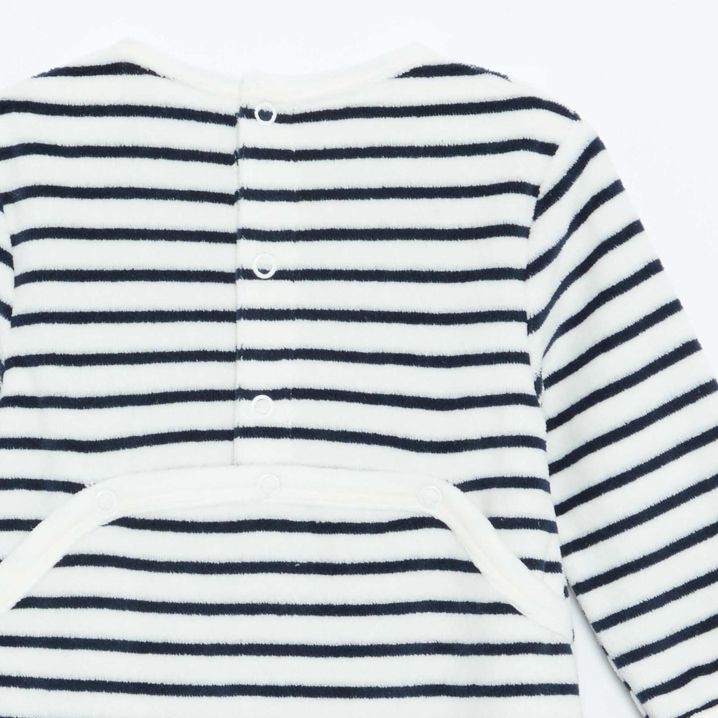 Velour Sleepsuit WHITE