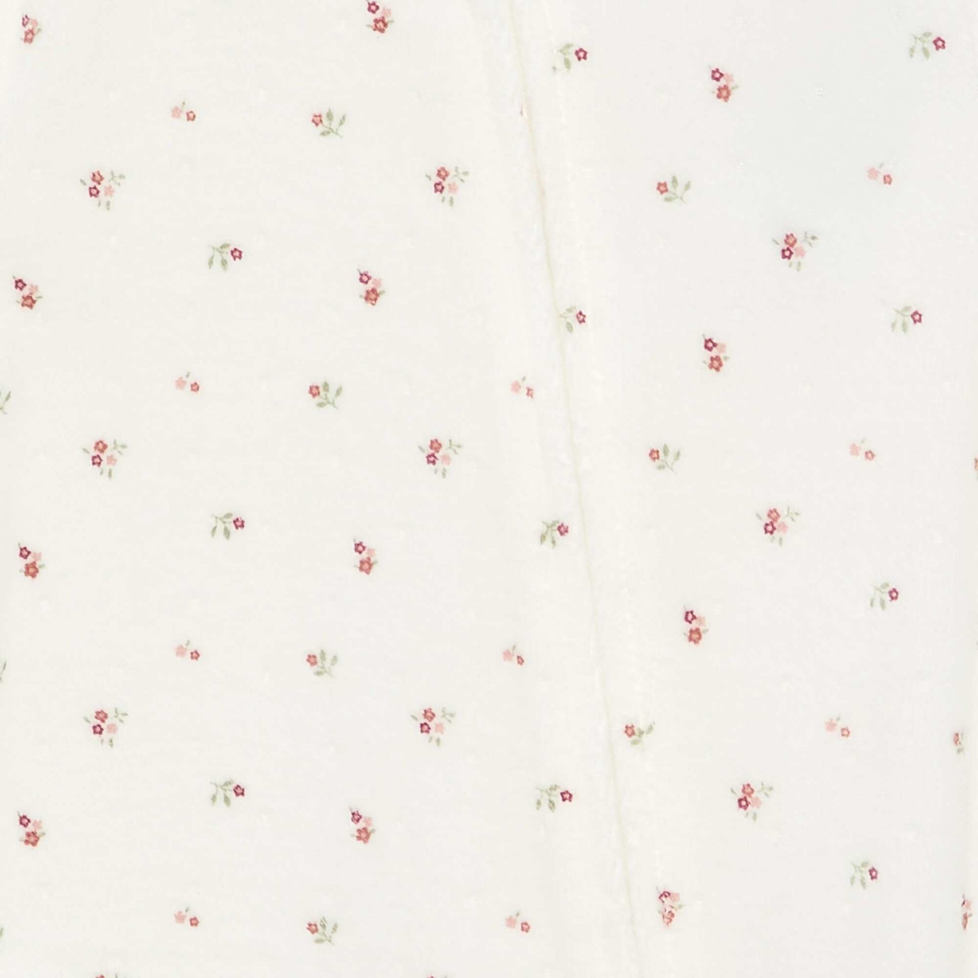Corduroy Footed Pajamas WHITE